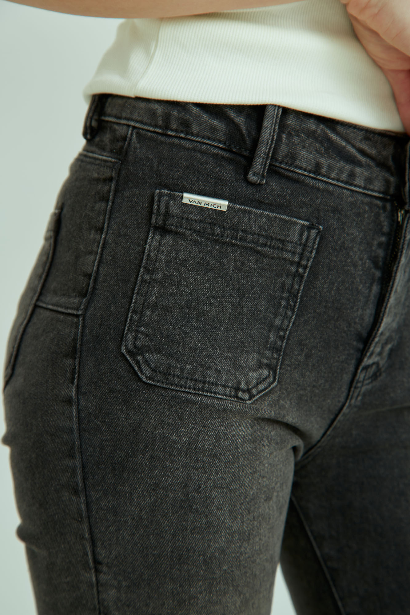 VW-OMA-33-022 джинсы flare van mich