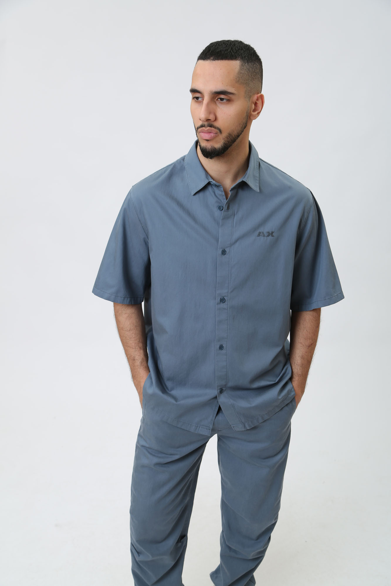 3DZC21_ZN3LZ Рубашка Armani Exchange Синий