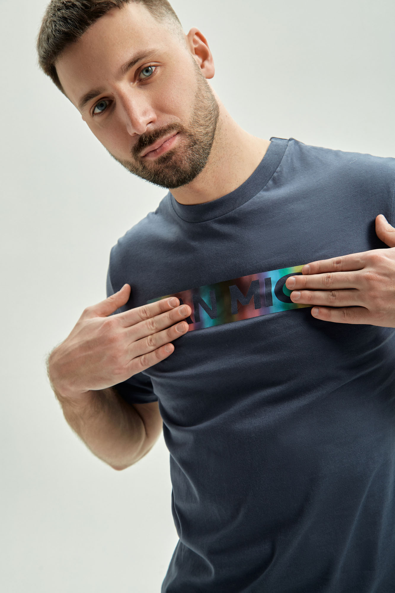 VM-ERK-22-062 Футболка Van Mich Синий