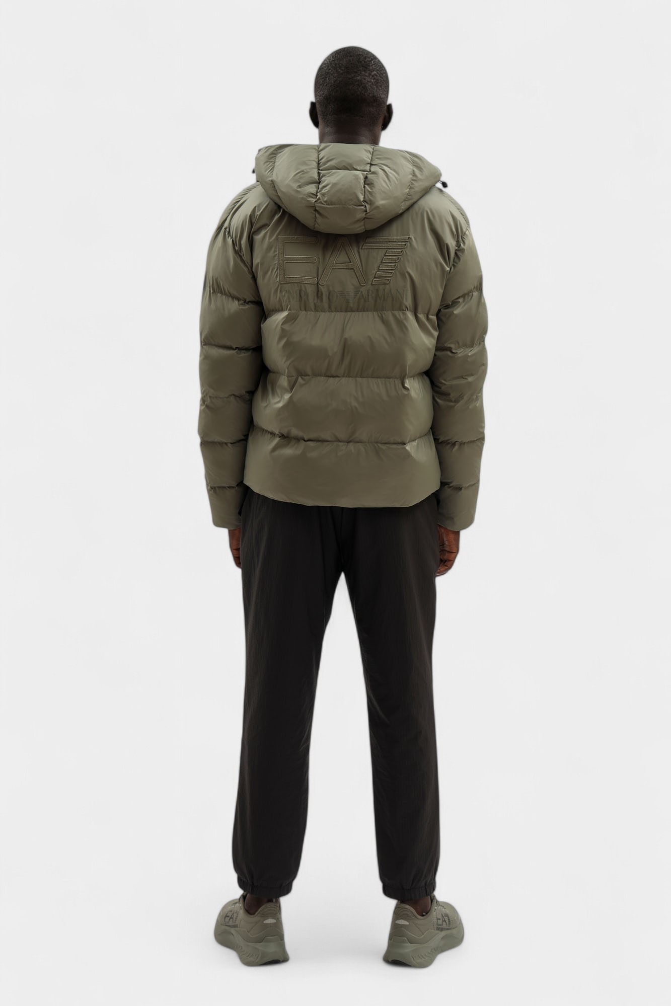 7M000694_AF15956 Куртка пуховая EA7 Зеленый