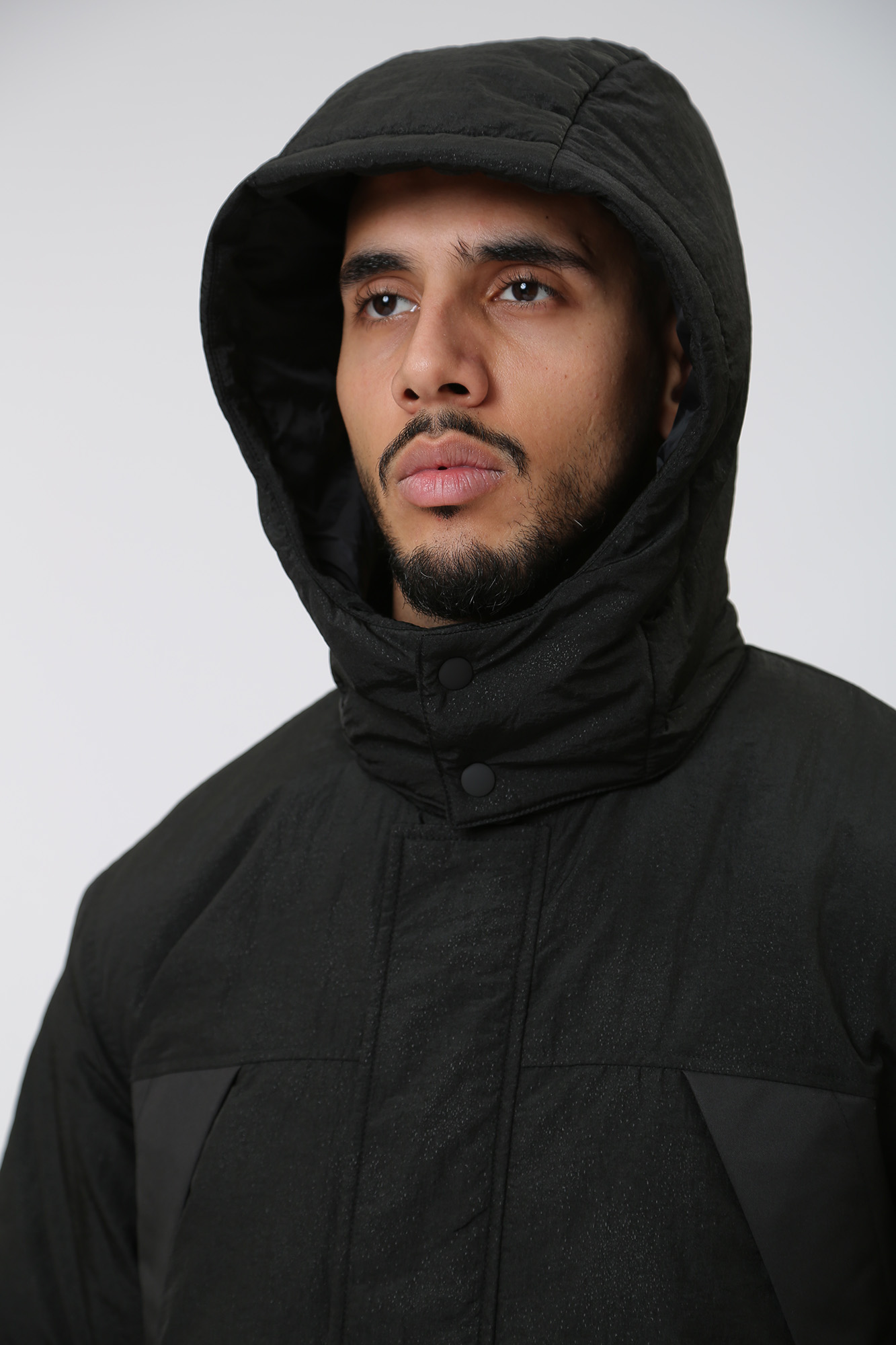 6RPK02_PNEFZ Пальто пуховое EA7 Черный