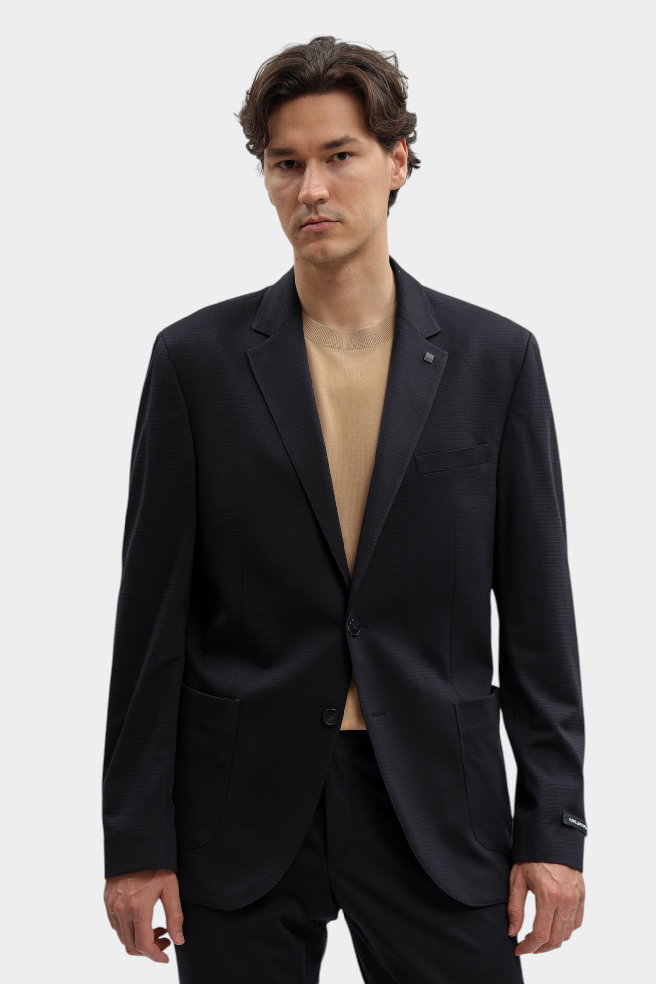 561034_155280 Пиджак классический Karl Lagerfeld Синий