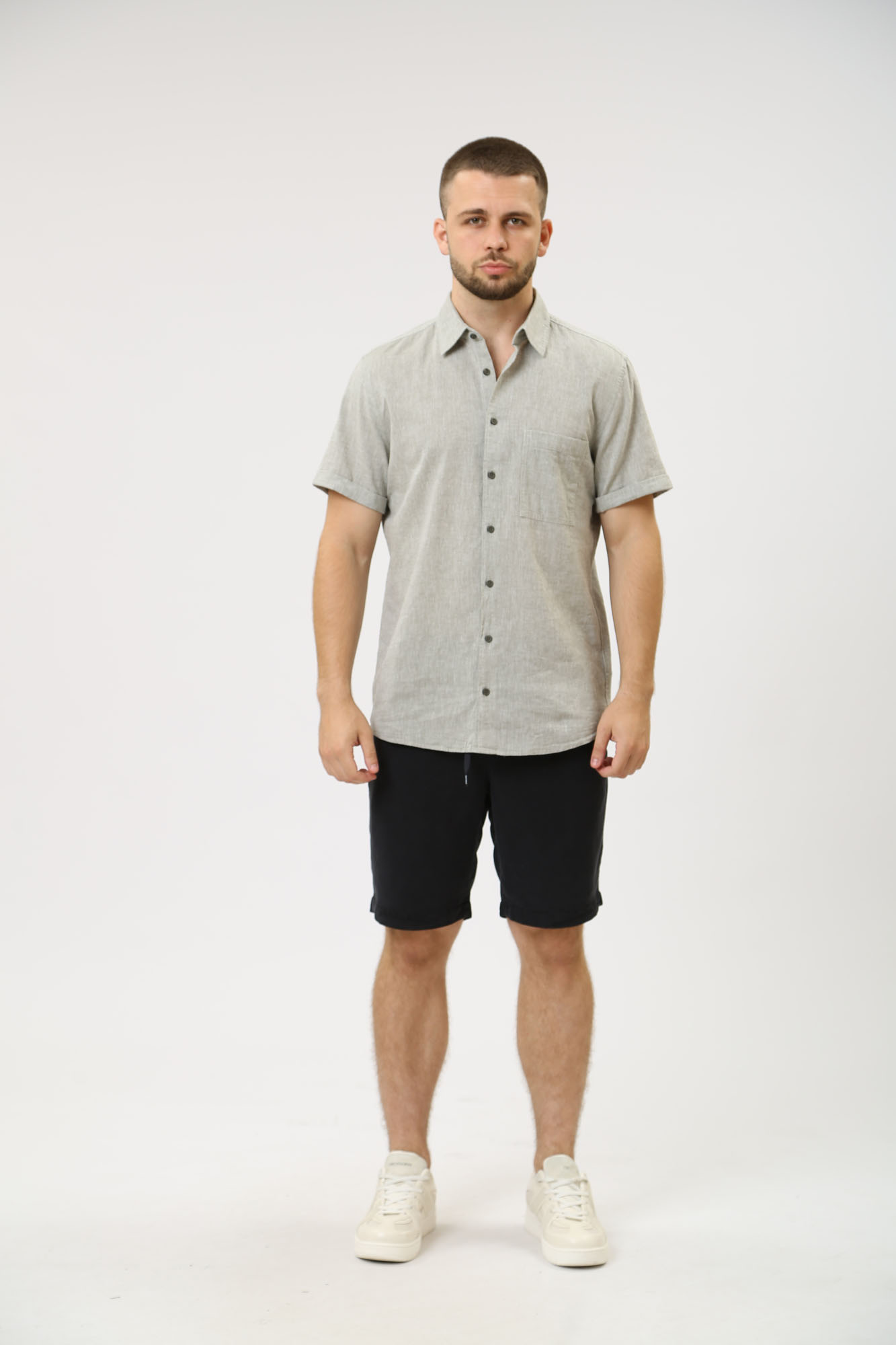 30041220_10017536 Рубашка Strellson Зеленый