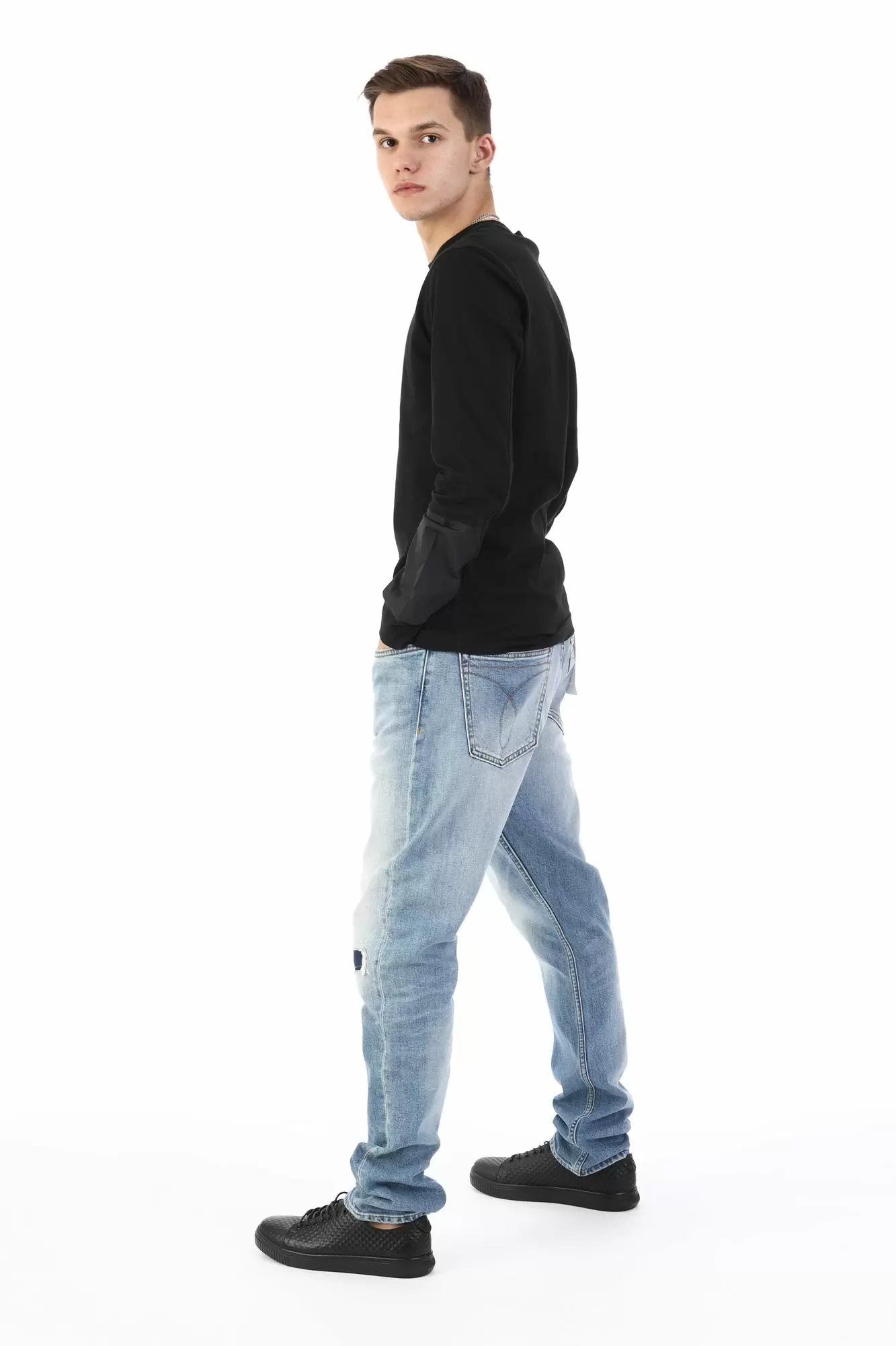 J30J312371_ Джинсы ATHLETIC TAPER Calvin Klein Jeans Синий