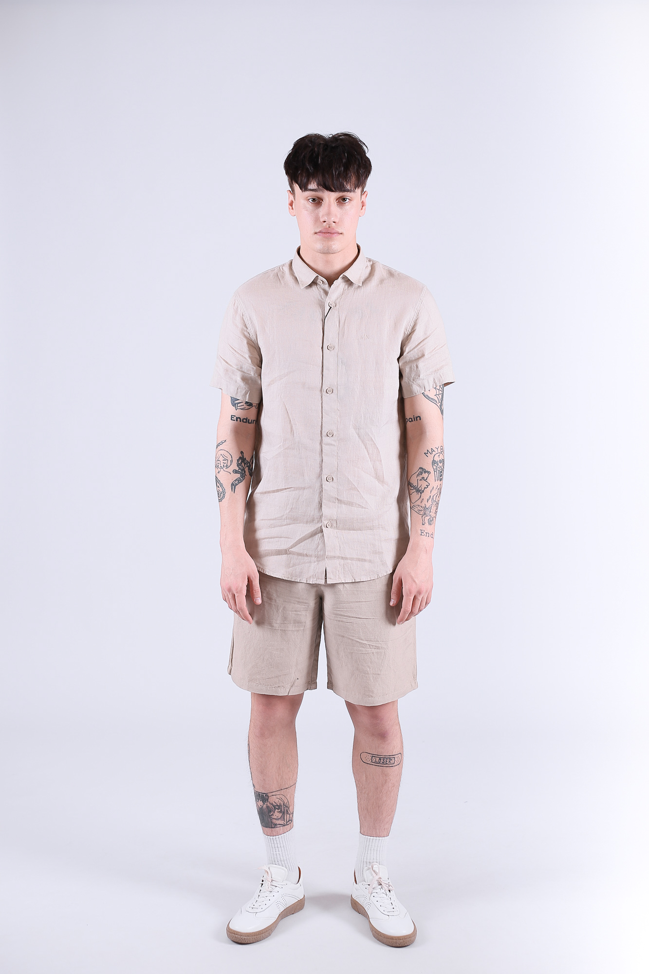 8NZS67_ZNFNZ_1724 Шорты Armani Exchange Бежевый