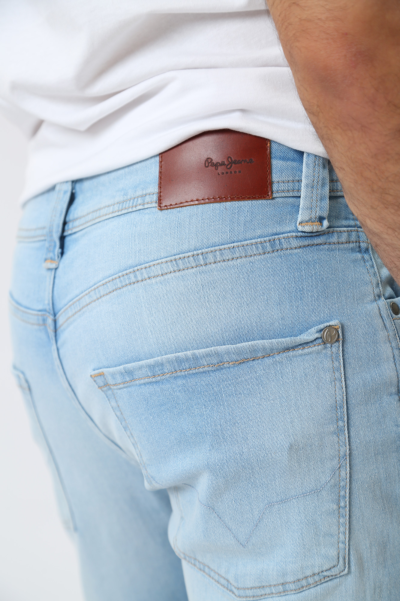 PM800935PE6 Шорты джинсовые Pepe Jeans Голубой