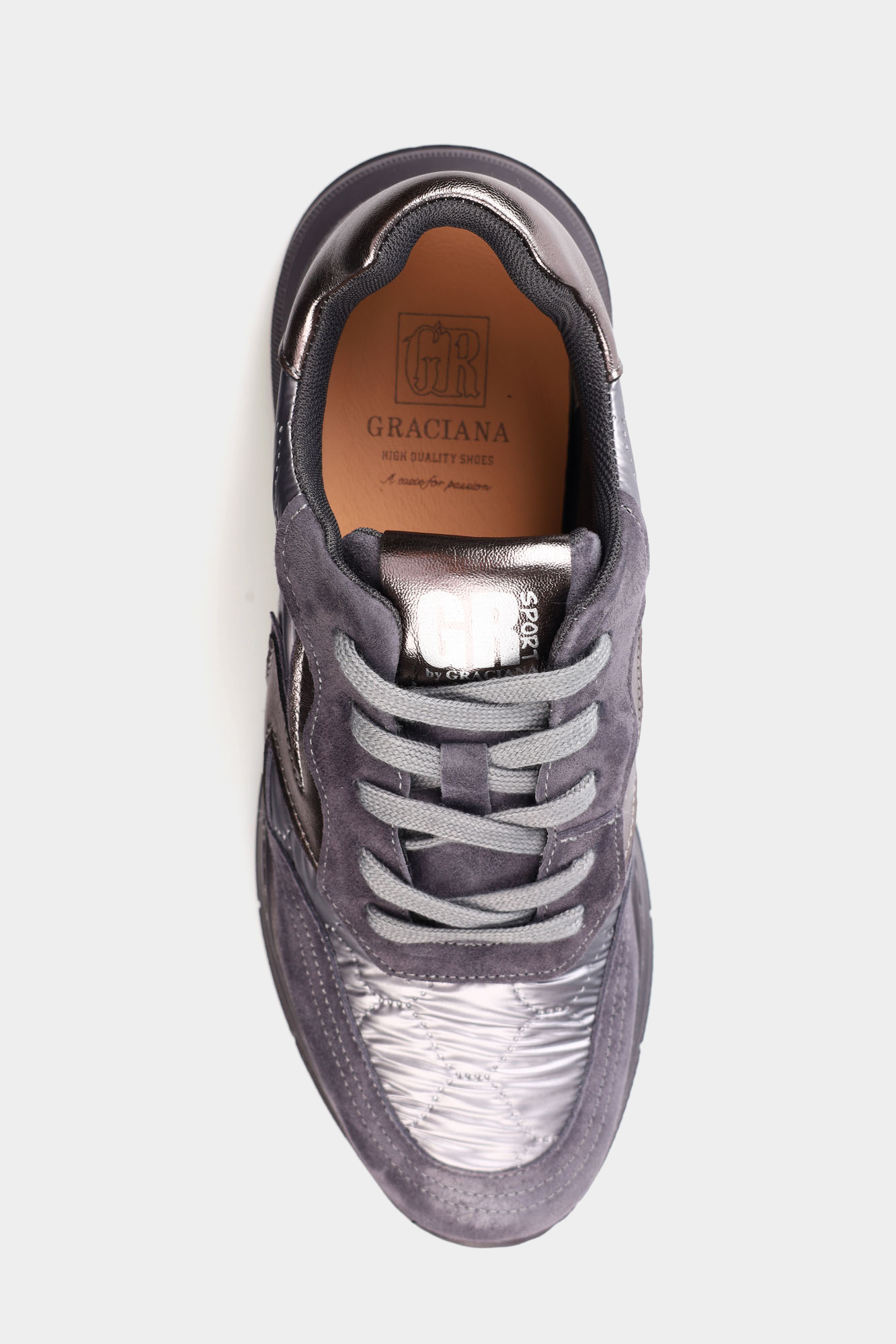 QS599-D203 Кроссовки Graciana Серый