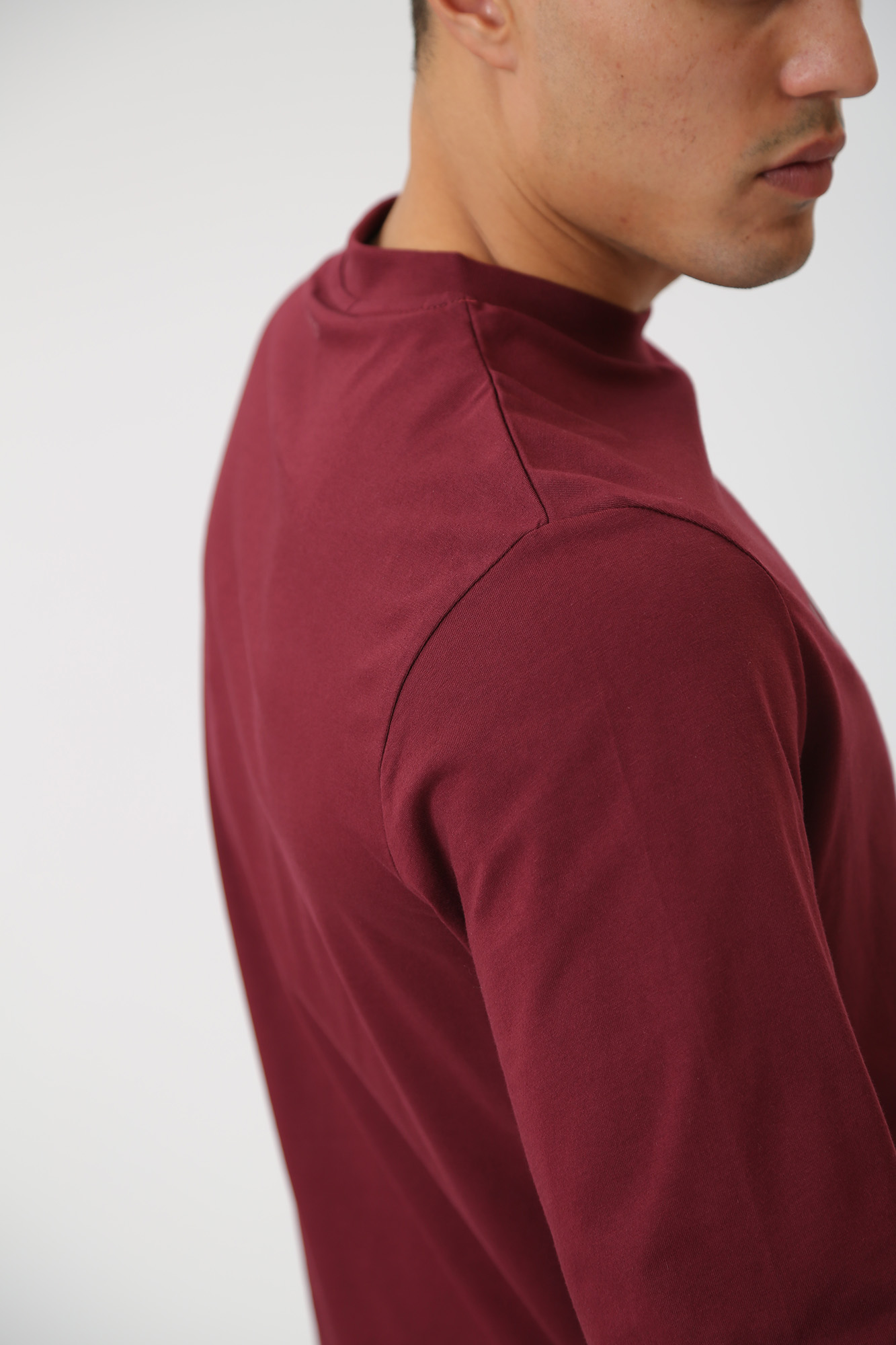 534225_755046 Лонгслив Karl Lagerfeld Бордовый