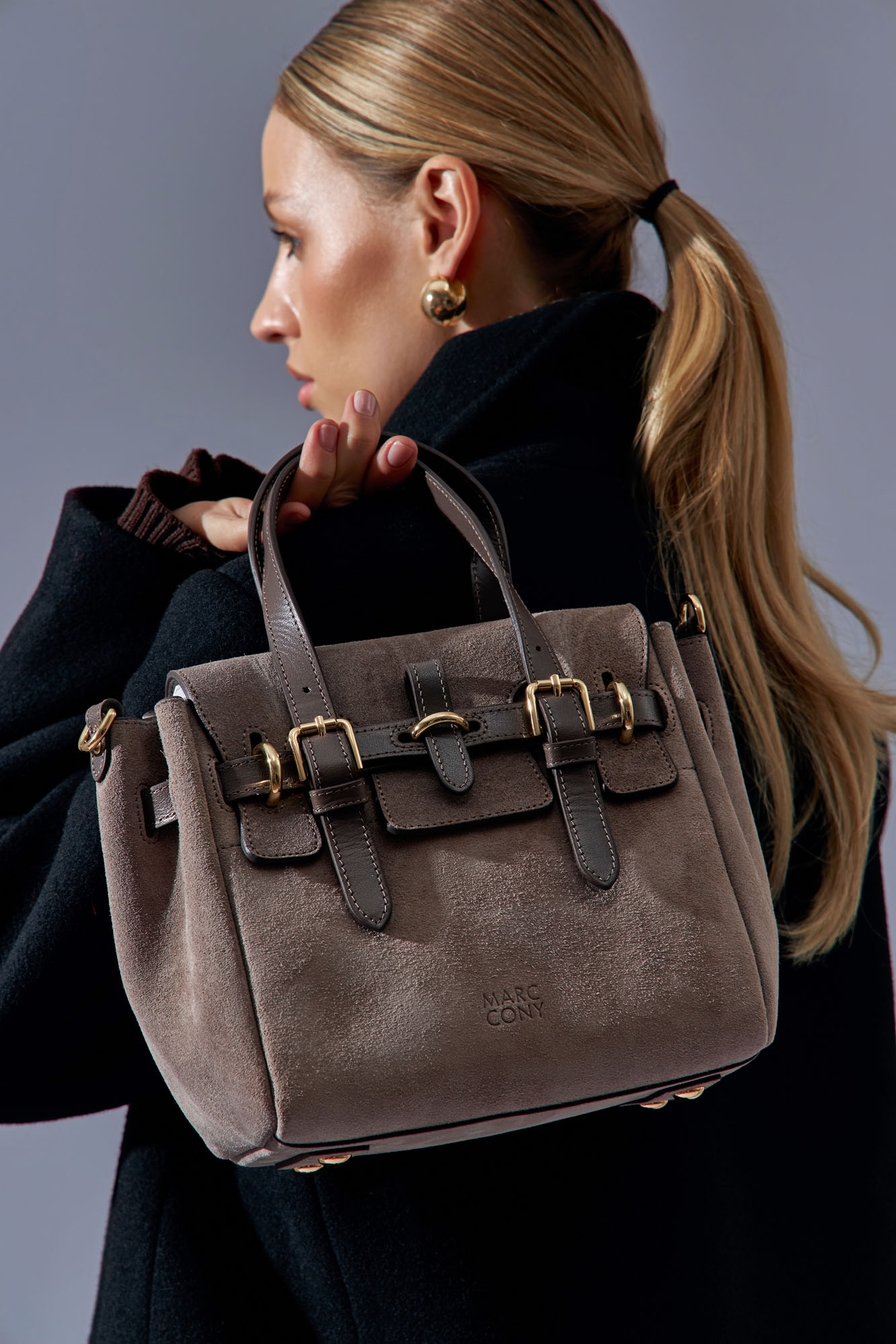 8600_120825 Сумка Marc Cony Бежевый