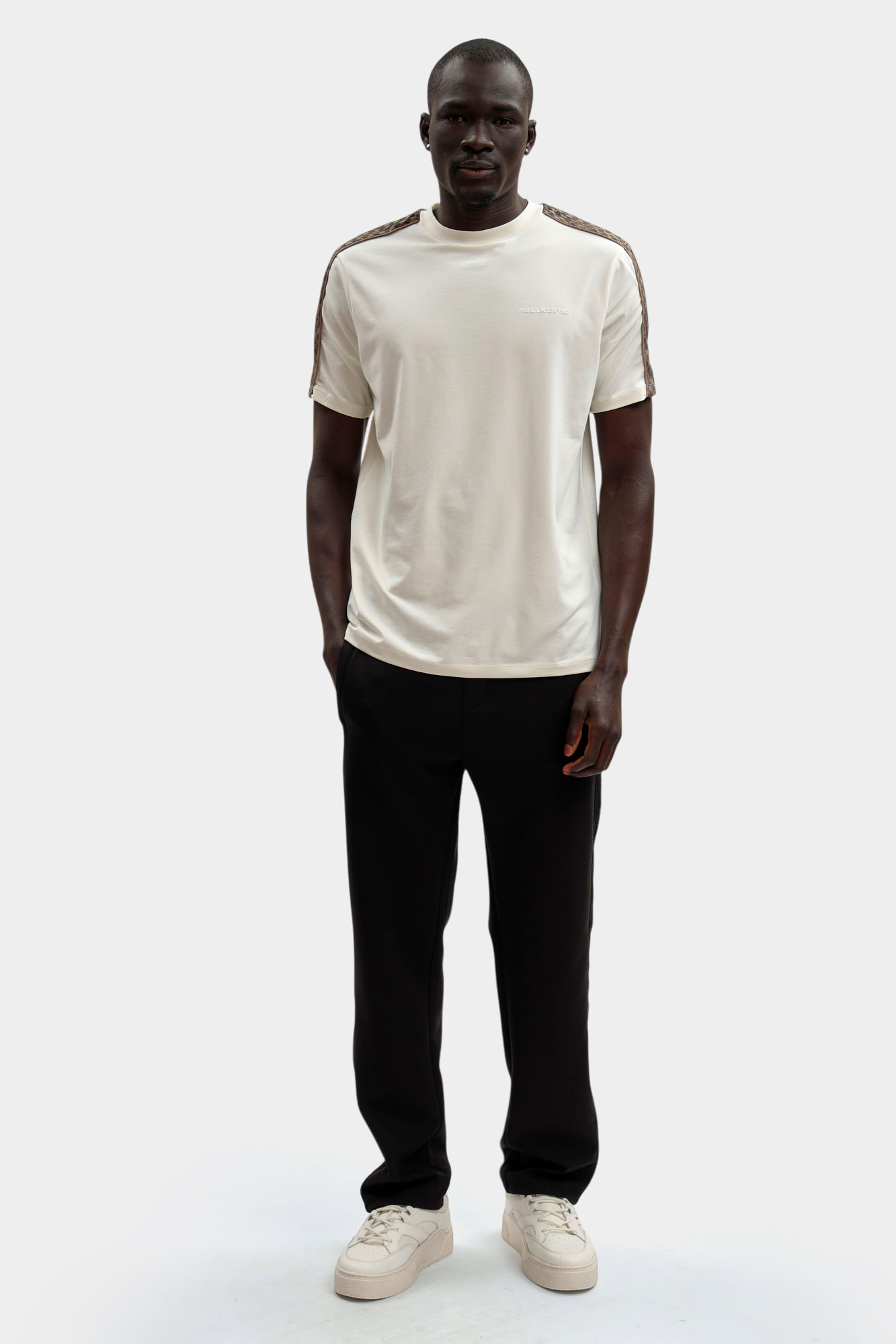 561221_755036 Футболка Karl Lagerfeld Бежевый