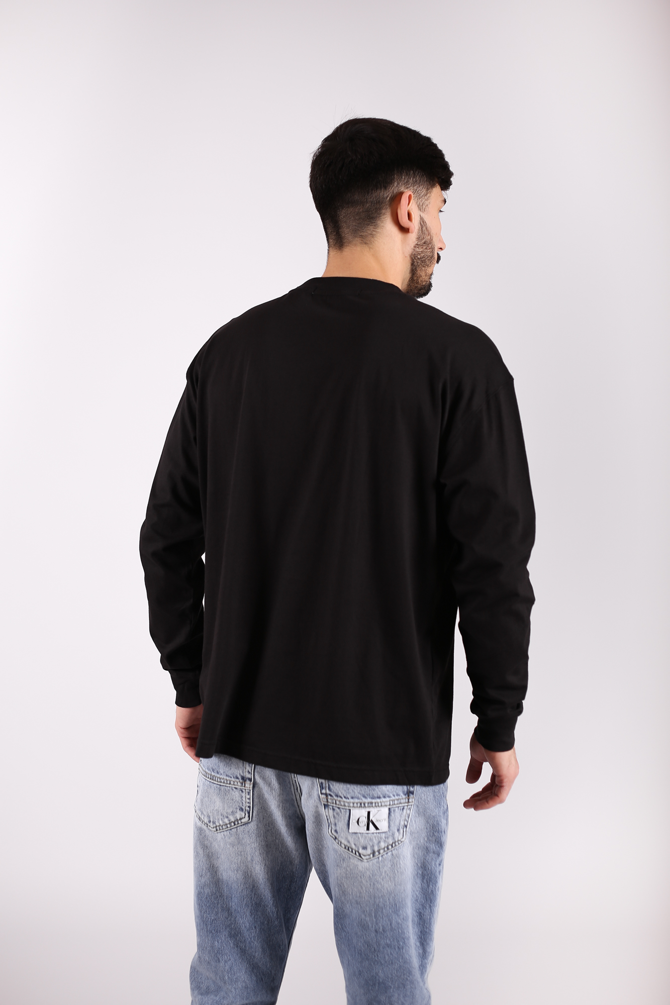 J30J320206 Футболка лонгслив Calvin Klein Jeans Черный
