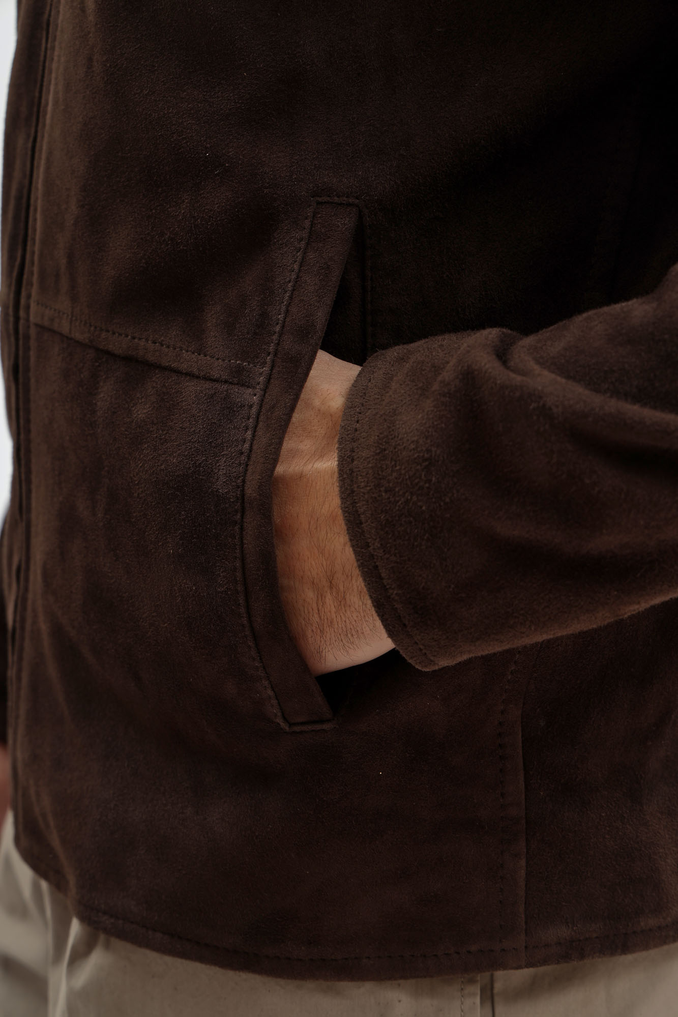 80000833_110165 Куртка кожаная Strellson Коричневый