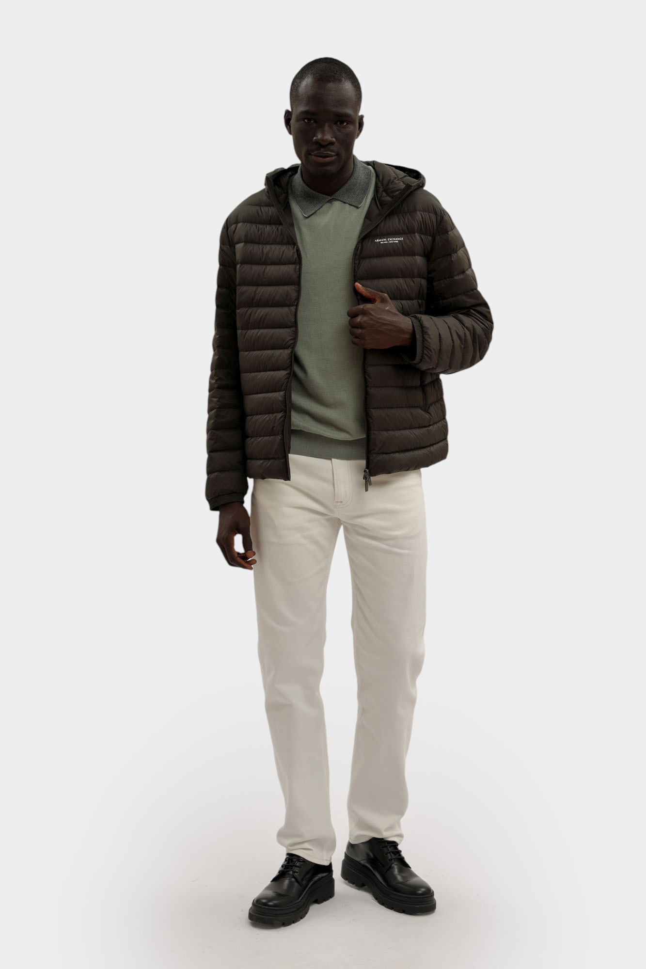 XM001577_AF16927 Куртка Armani Exchange Коричневый