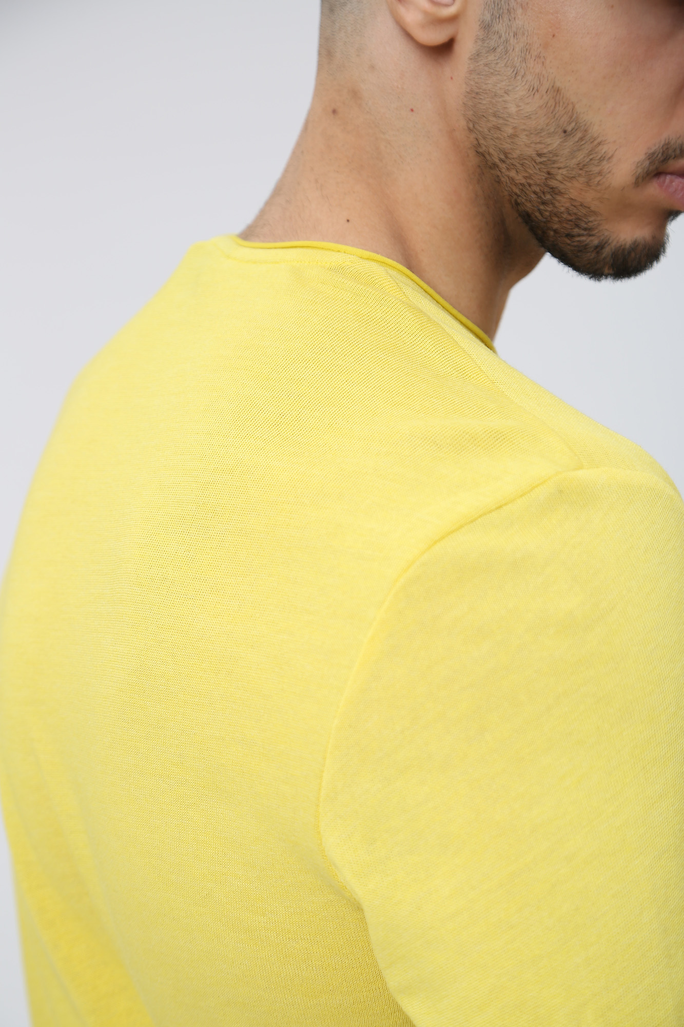 30018728_10008529 Футболка д/р Strellson Желтый