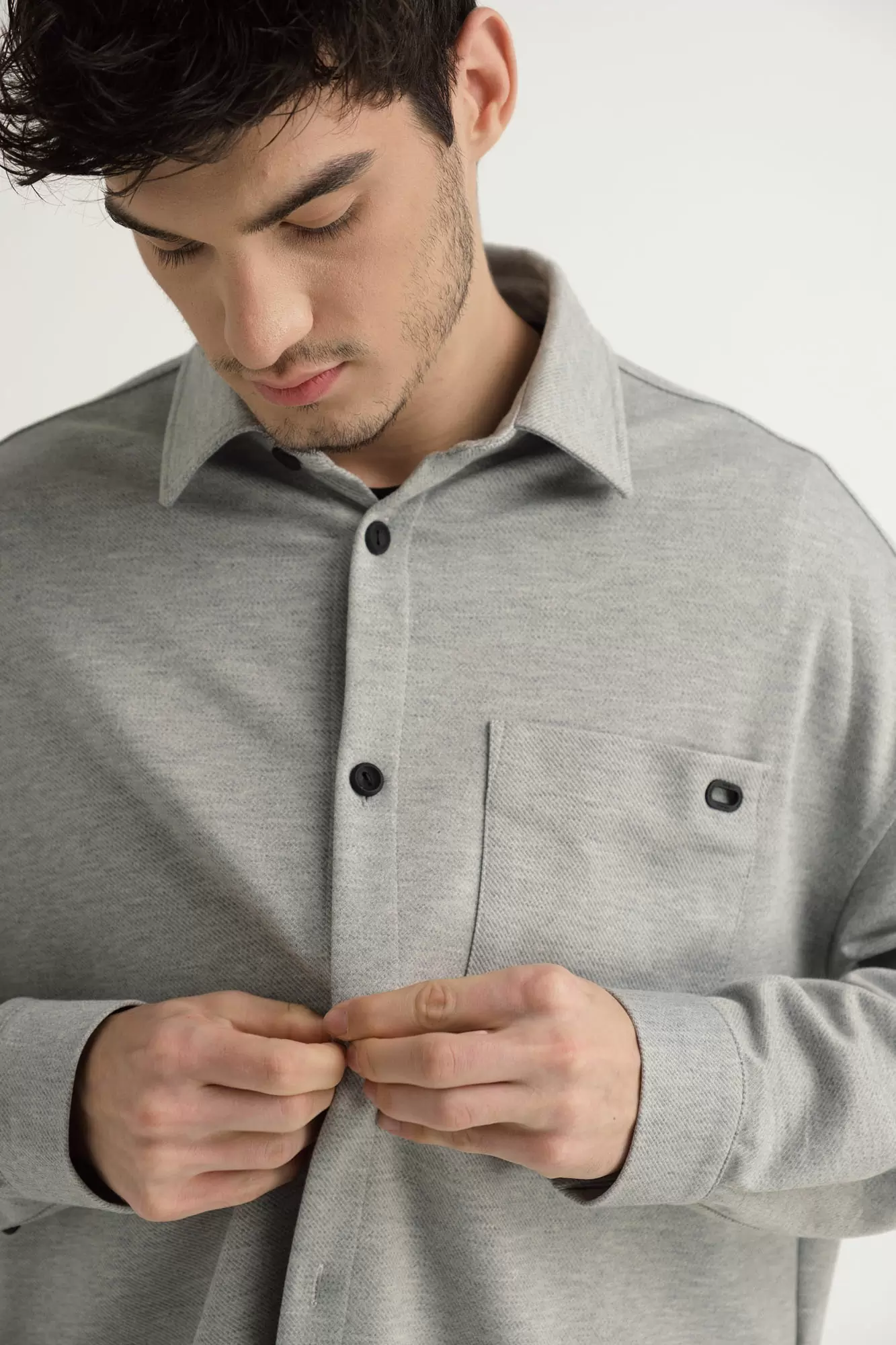 M-242-TH-56-0055 Рубашка с длинным рукавом The Hills Серый