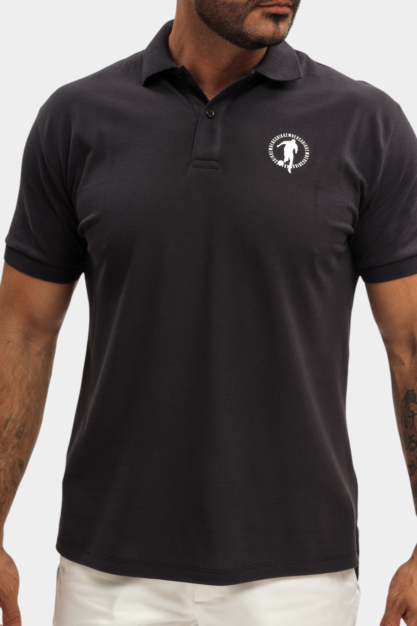 BMT0817 Поло Bikkembergs Фиолетовый