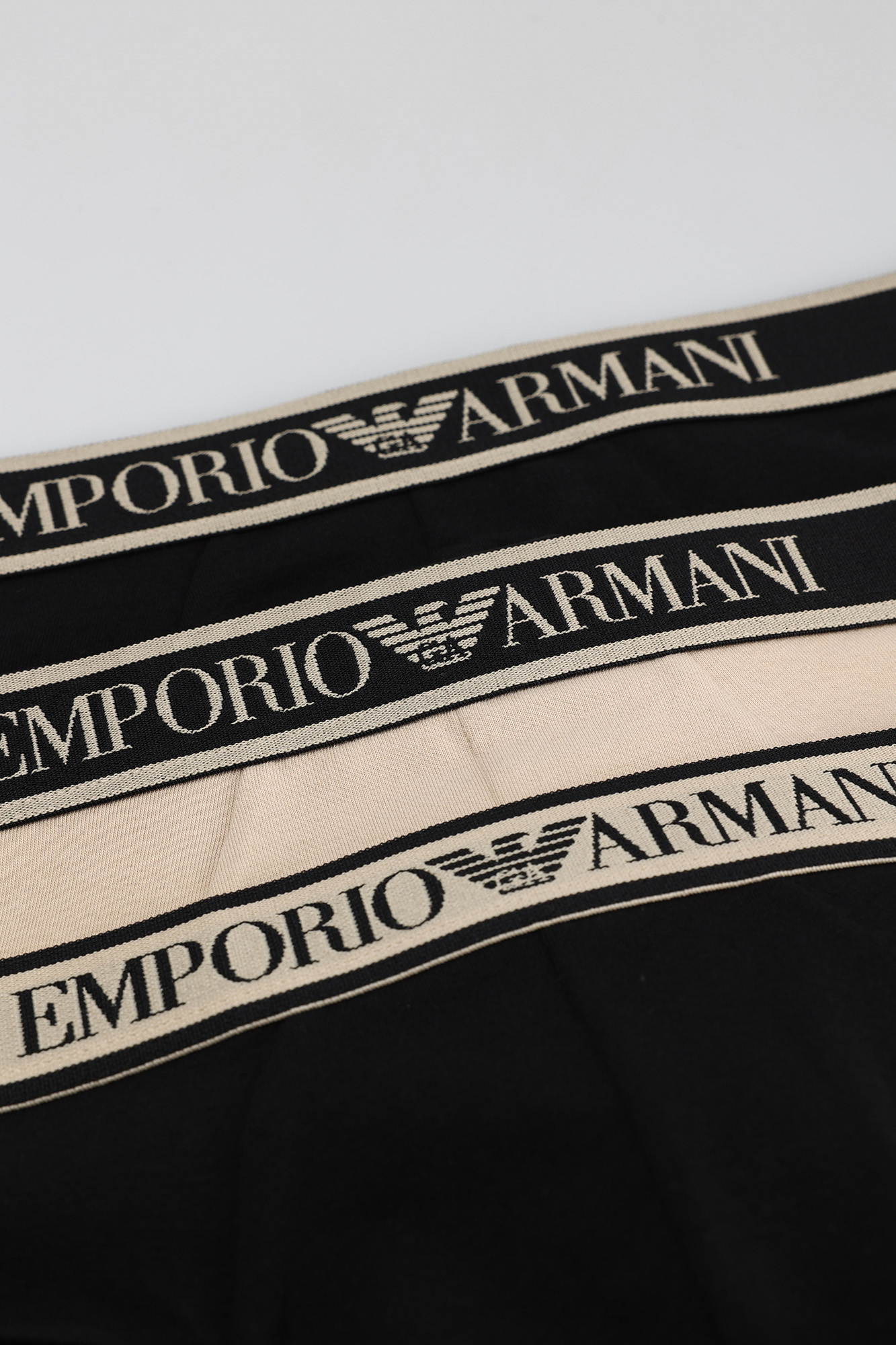 111734_3R717 Комплект трусов 3 шт. Emporio Armani Черный