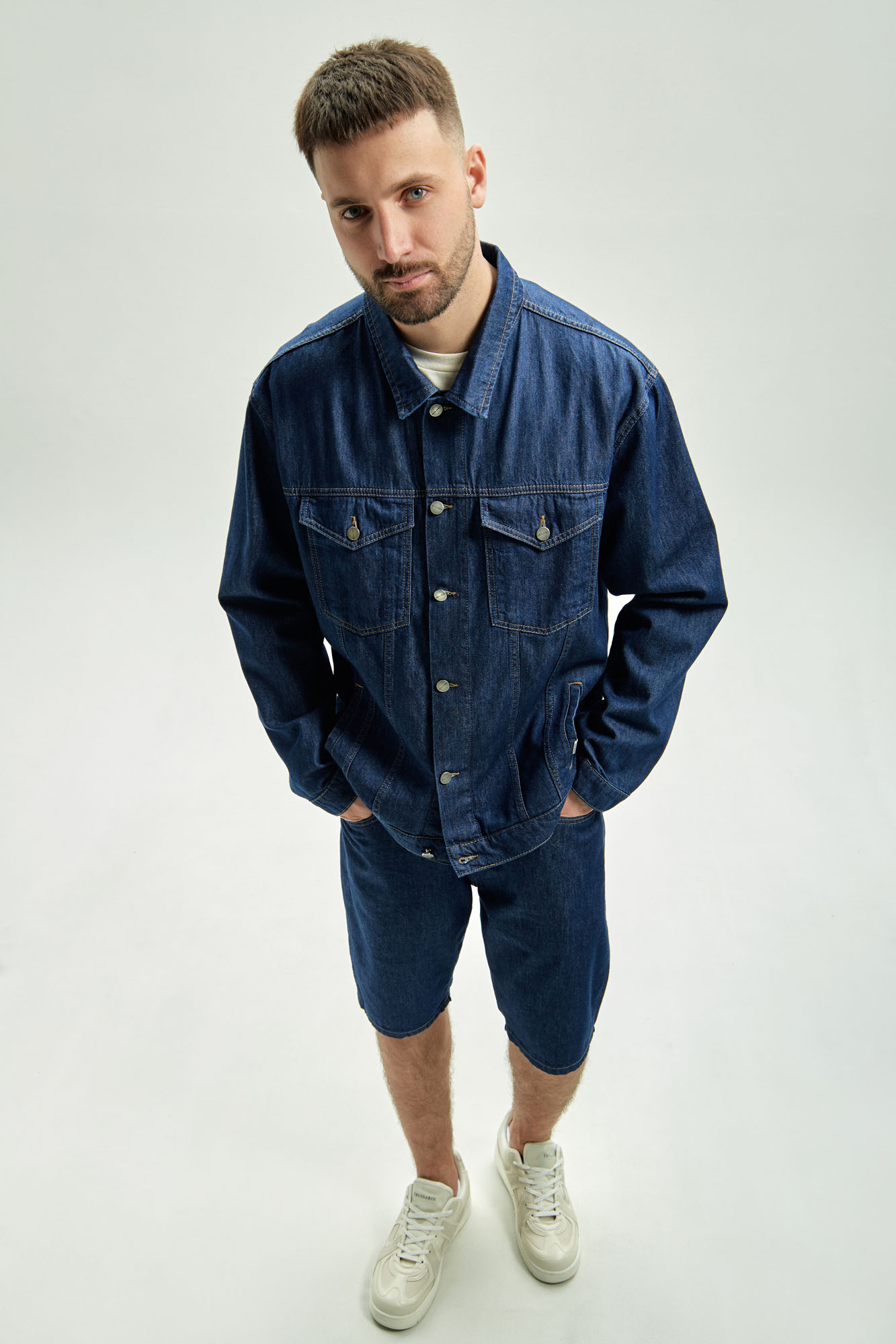 VM-OMA-33-001 Куртка джинсовая Van Mich Синий