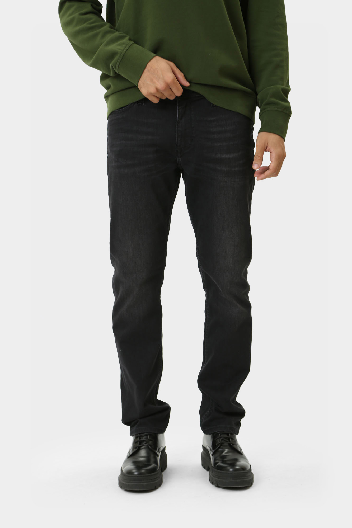 1015498-4000 Брюки джинсовые Mustang Черный