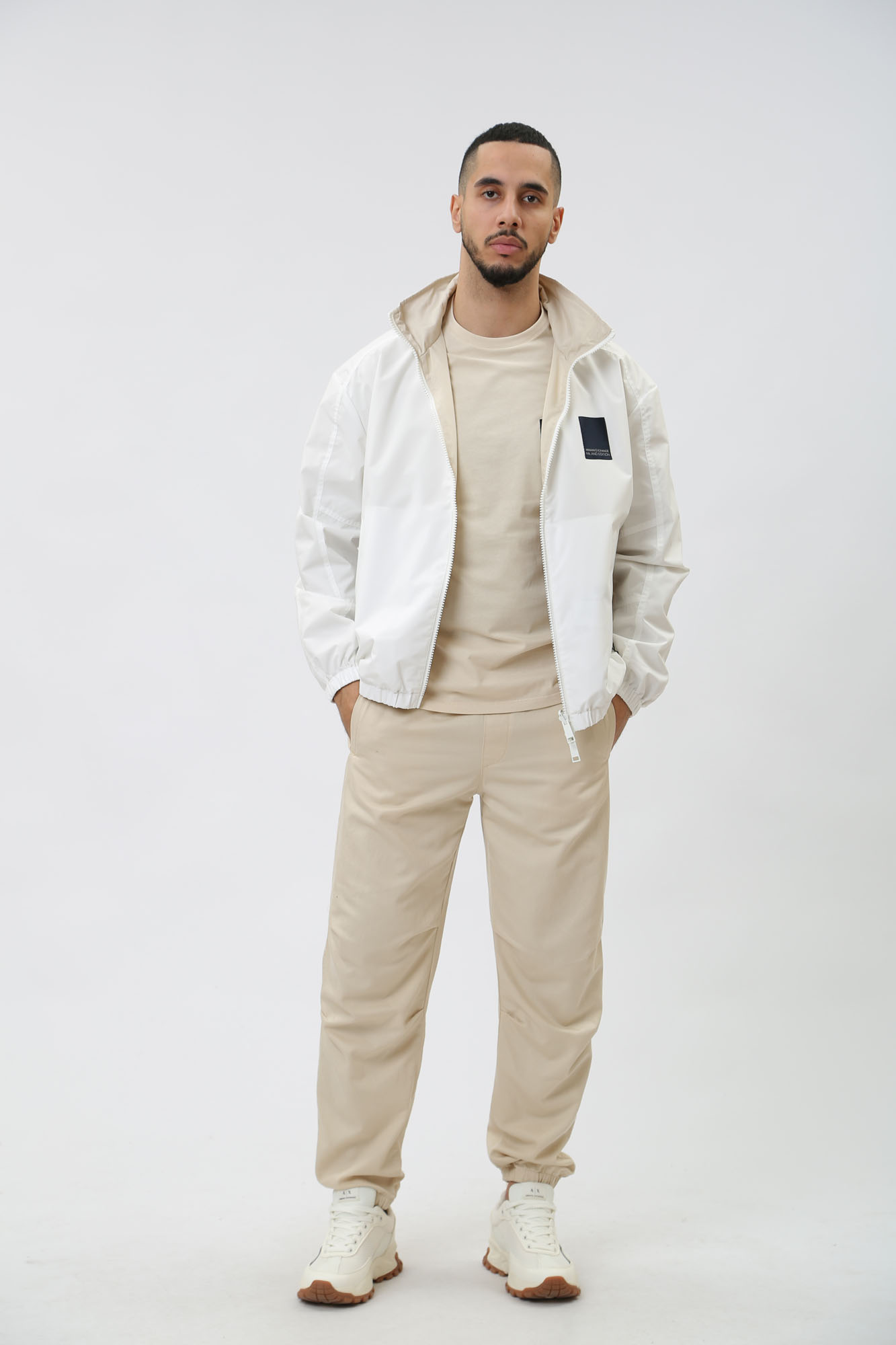 3DZB06_ZNB7Z Ветровка двусторонняя Armani Exchange Белый