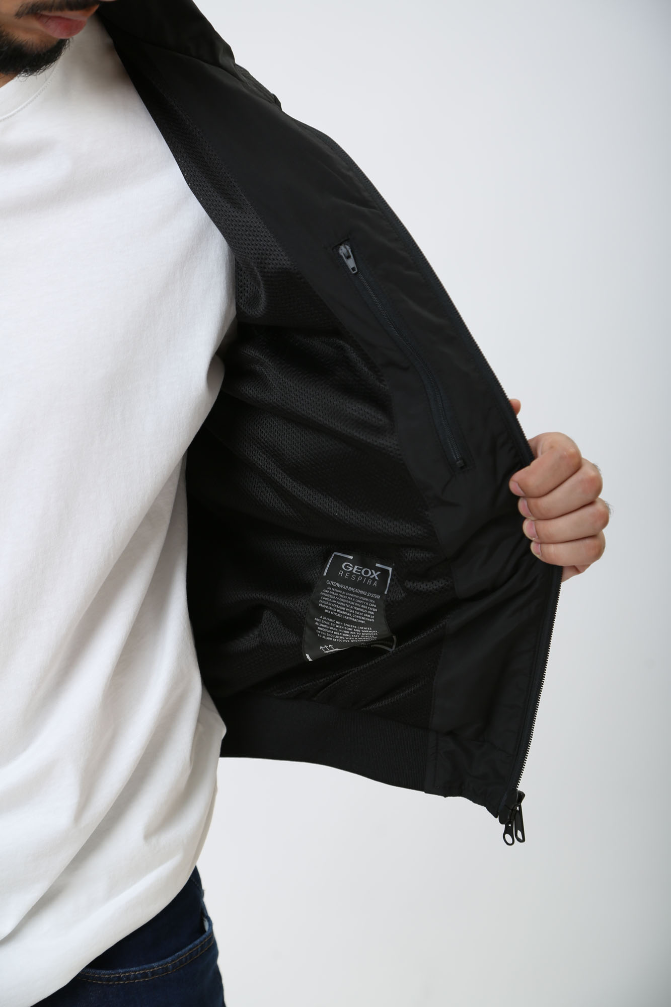 M4520JT3081F Куртка-бомбер Geox Черный