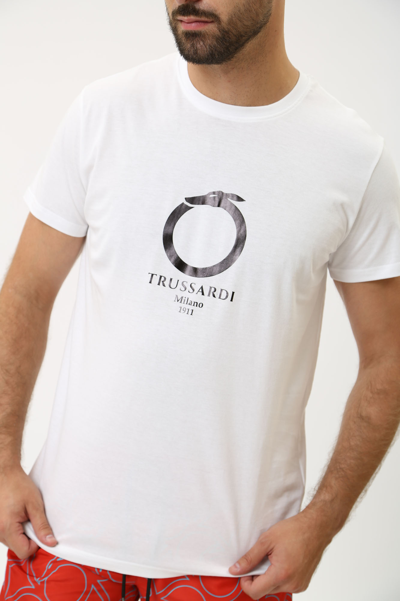 TRU2MTS03 Футболка Trussardi Белый