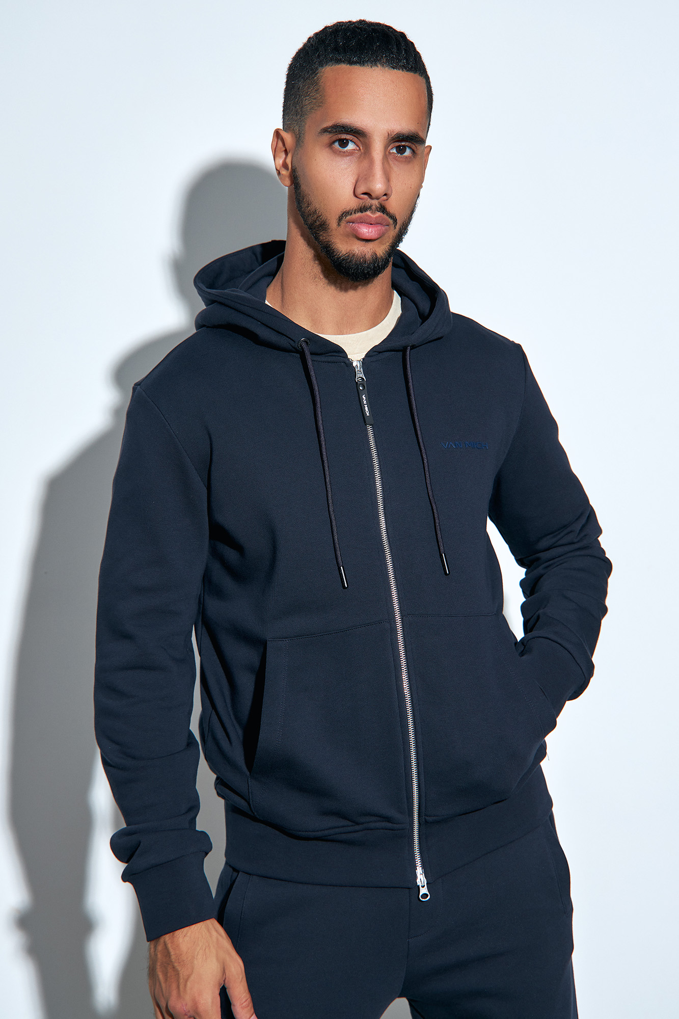 VM-232-20-037 Толстовка с капюшоном Van Mich Синий