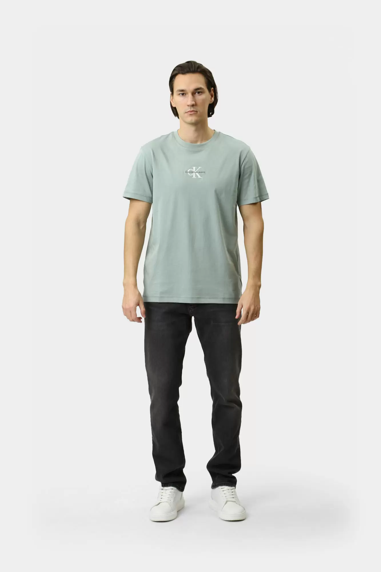 J30J325649 Футболка Calvin Klein Jeans Зеленый