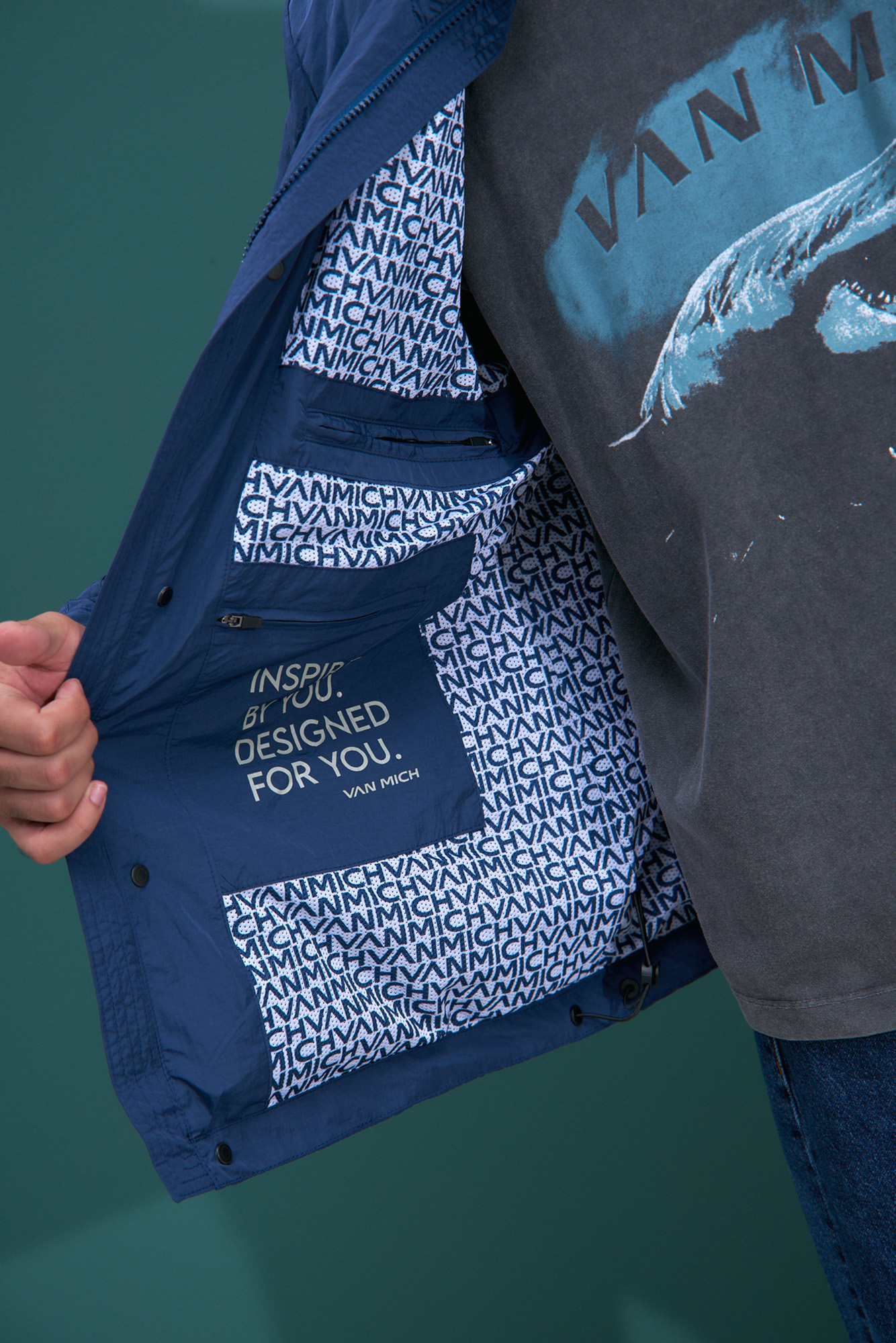 VM-232-52-004 Куртка Van Mich Синий