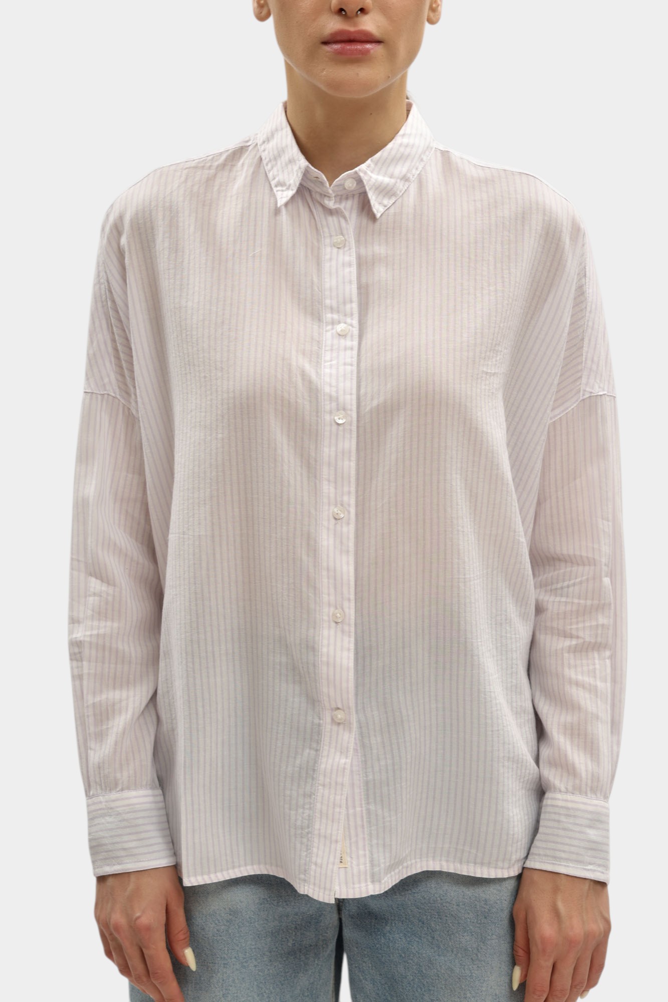 Рубашка с длинным рукавом Pepe Jeans Фиолетовый