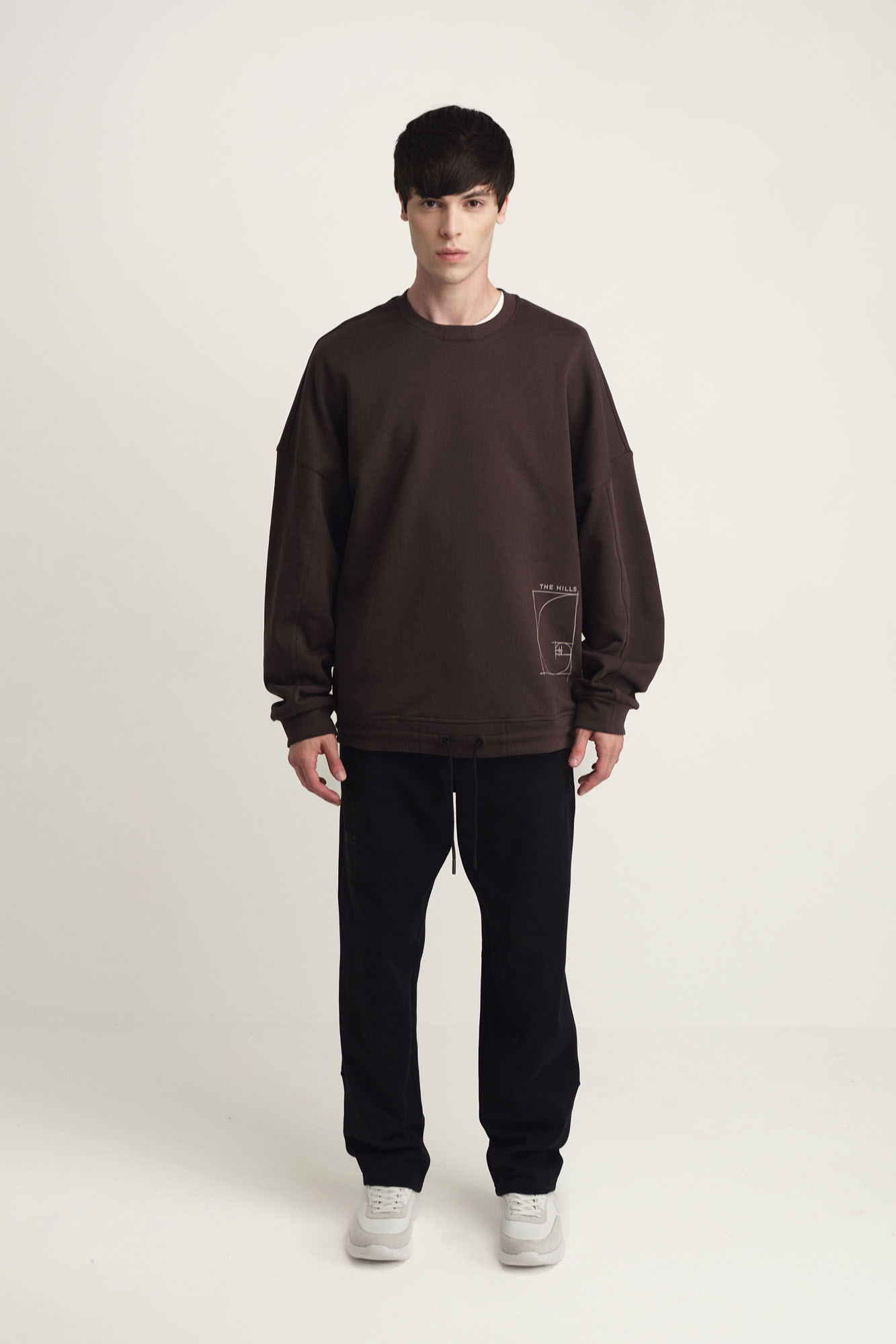 M-242-P-20-0017 Свитшот The Hills Коричневый