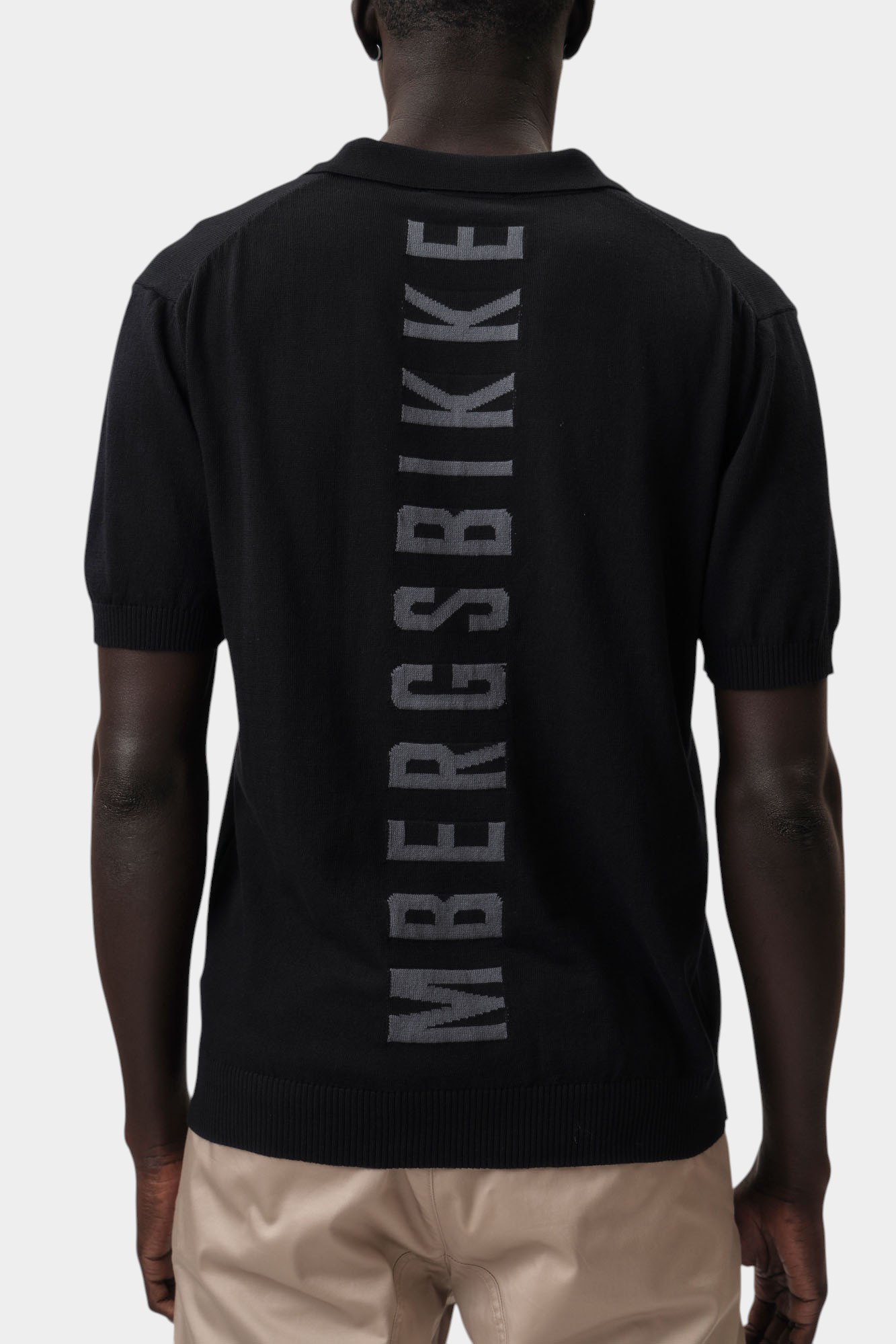 BMM0803 Поло трикотажное Bikkembergs Черный