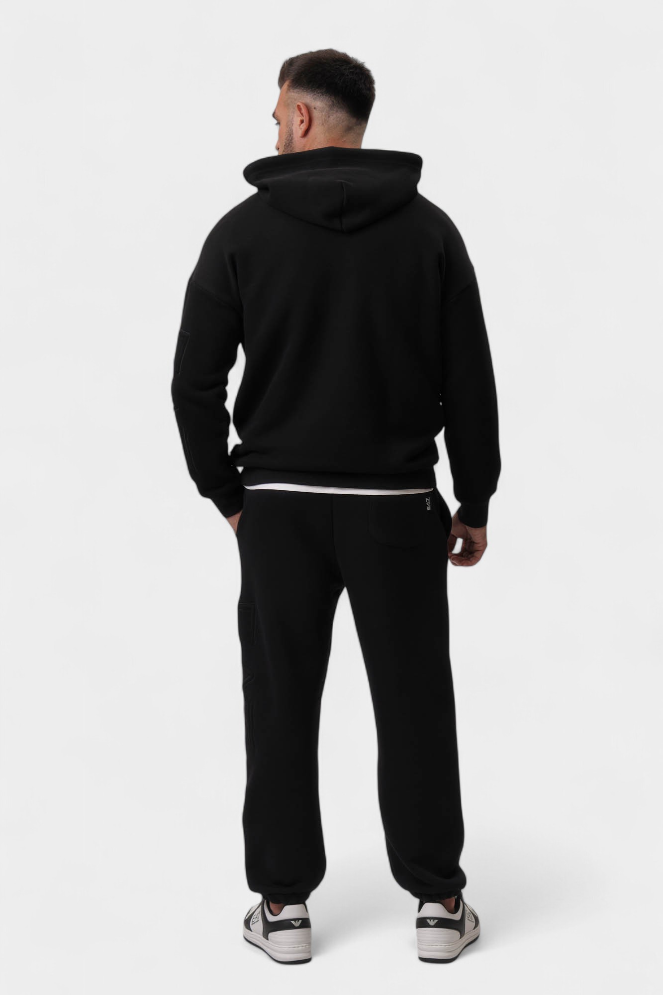 6DUM15_PJOPZ Худи EA7 Черный