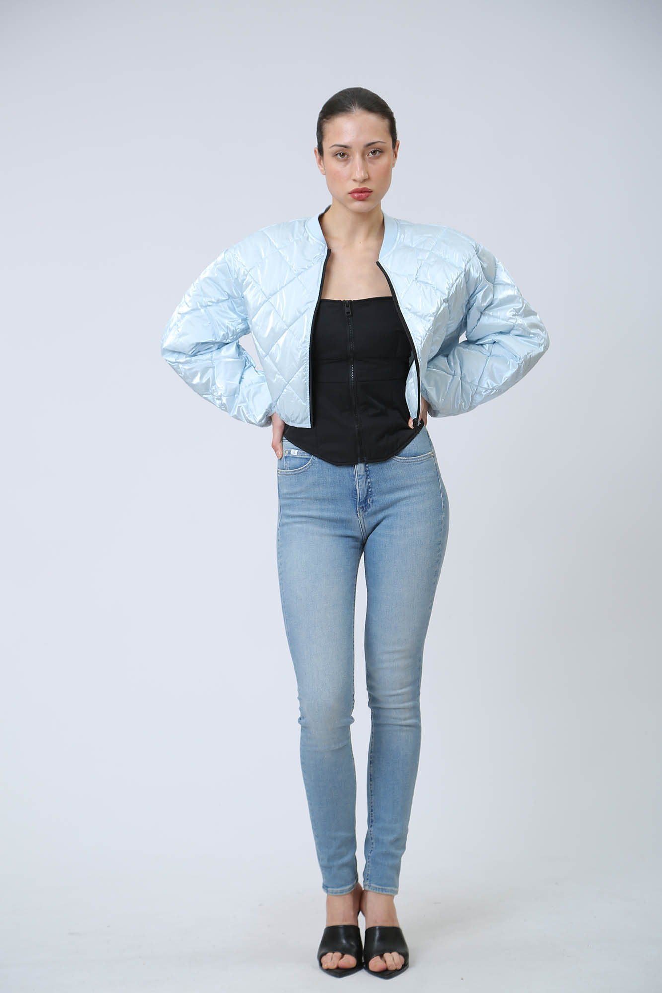 J20J222142 джинсы high rise skinny  calvin klein jeans 