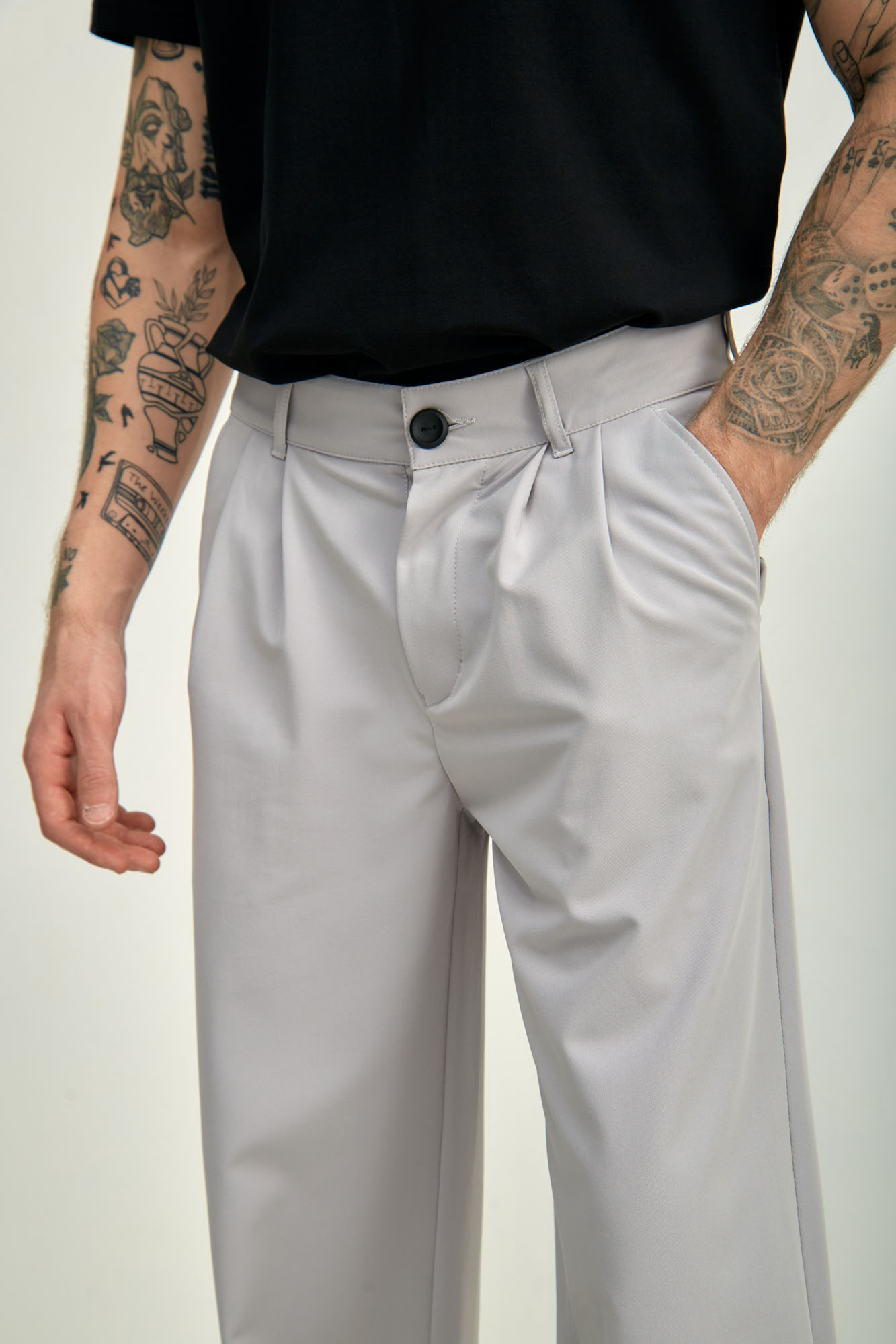 M-241-TH-56-1017 Брюки The Hills Серый