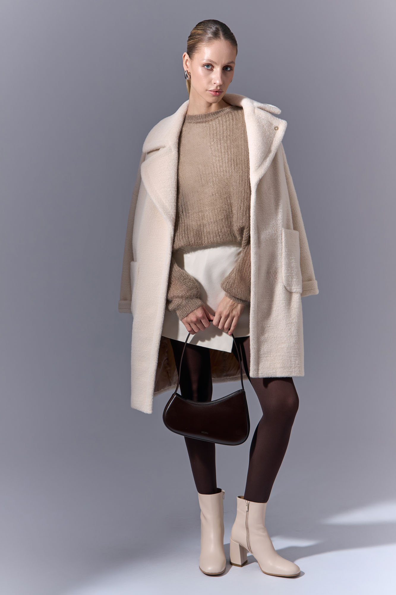 16-127B02 Ботильоны Marc Cony Бежевый