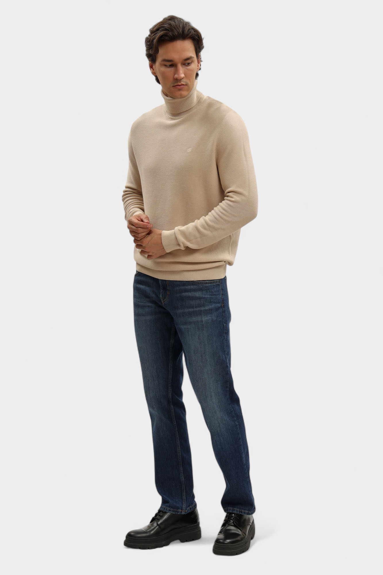 1016848 Водолазка Mustang Бежевый