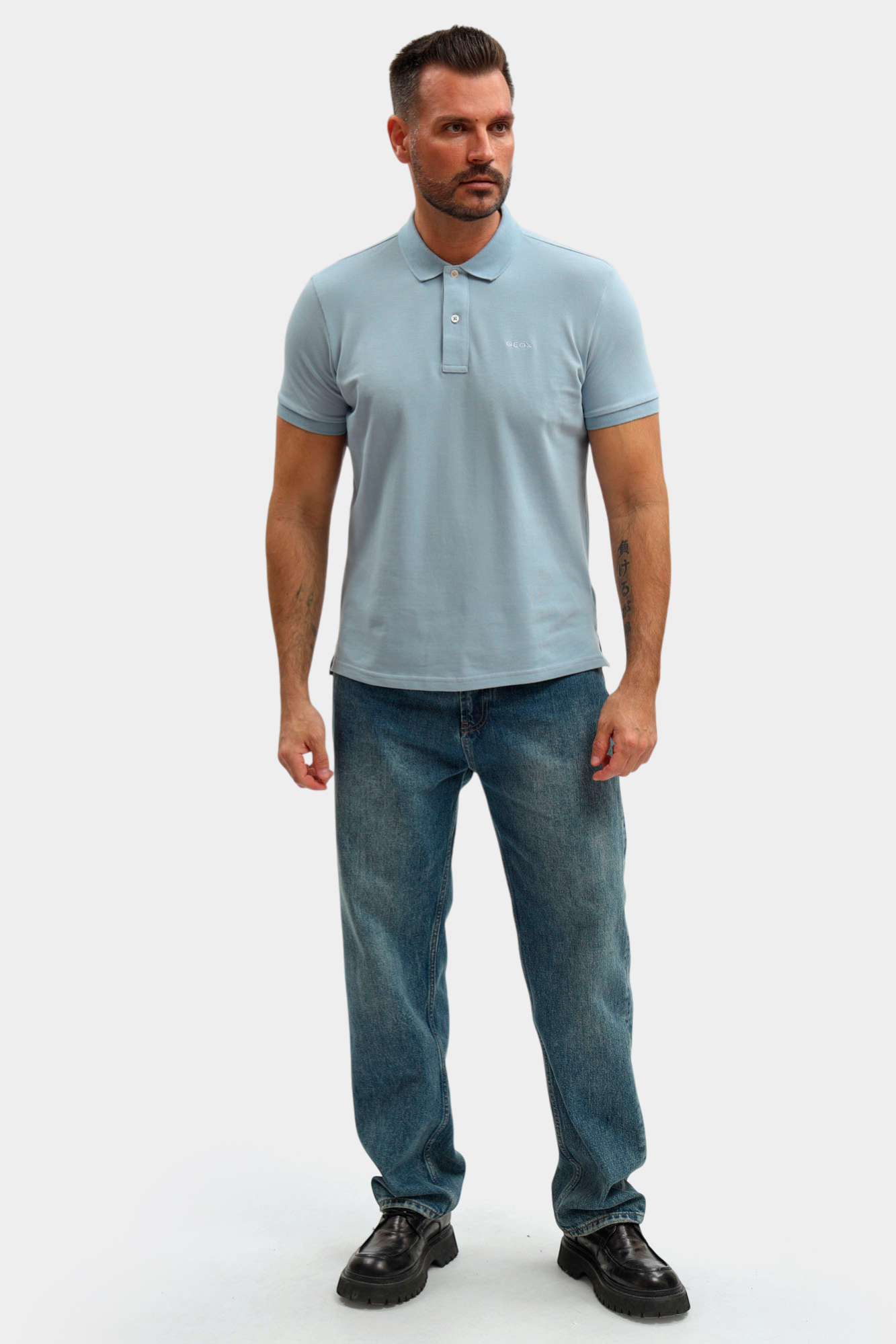 M6511BT3360F Поло Geox Голубой