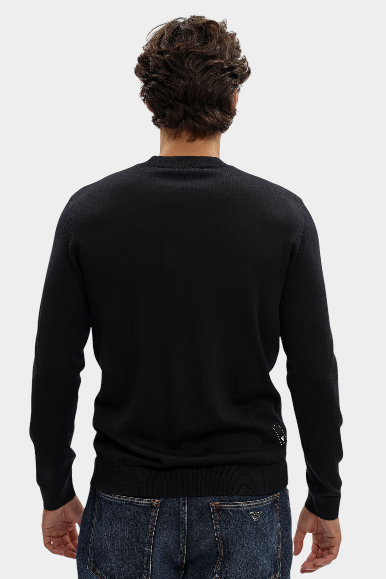 EM001957_ AF14114 Джемпер Emporio Armani Голубой