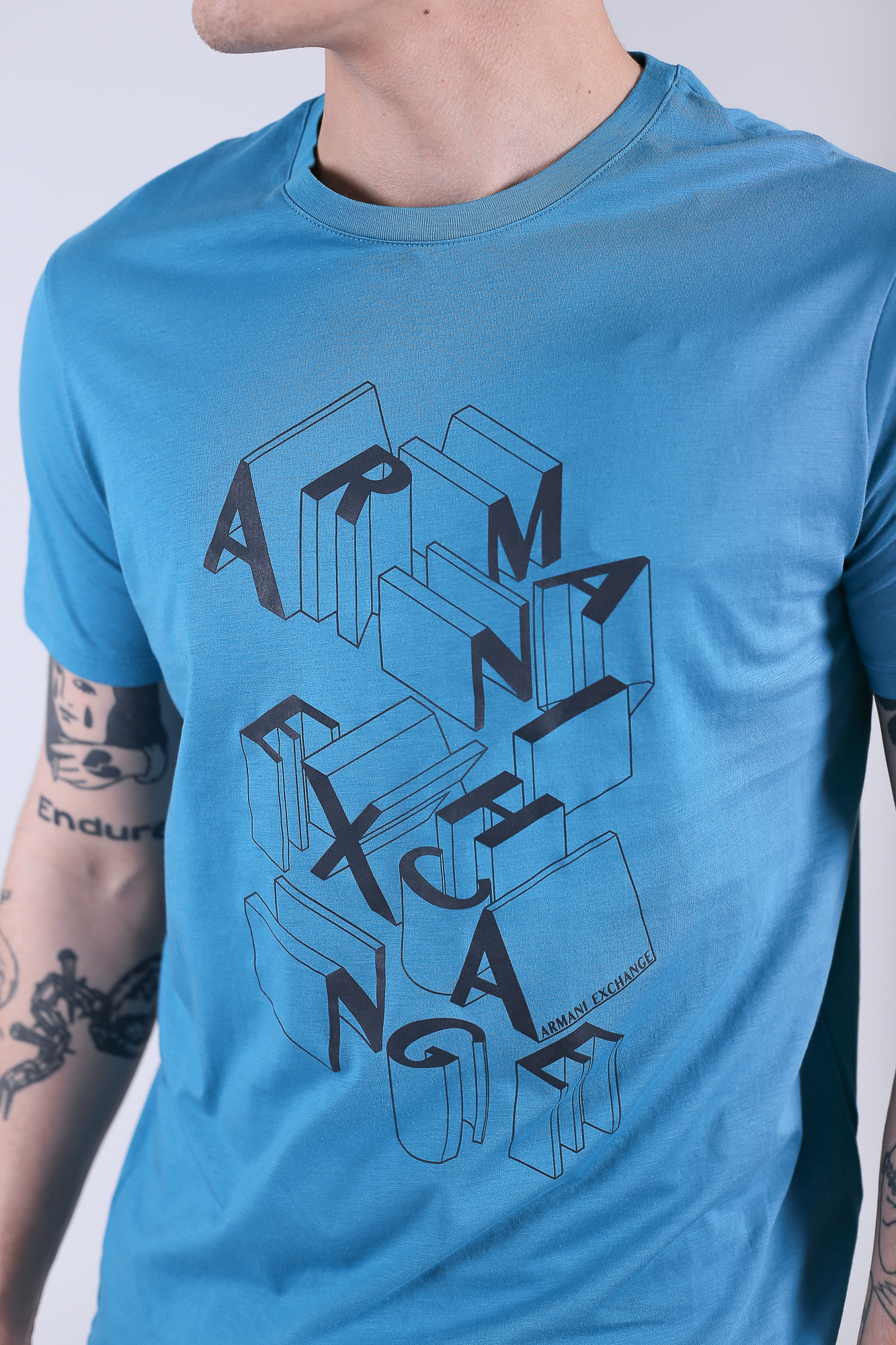 3LZTBV_ZJA5Z_15BB Футболка Armani Exchange Голубой