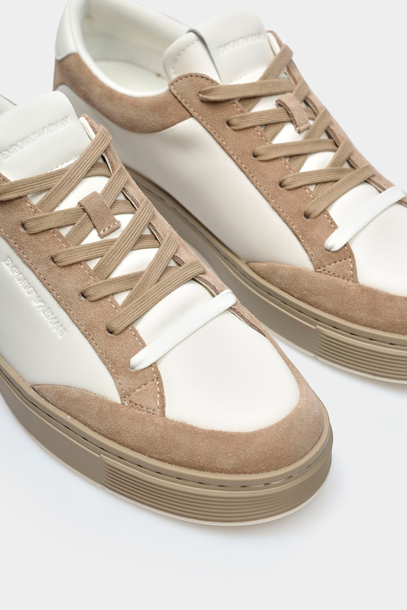 EM004836_AF24321 Кроссовки Emporio Armani Бежевый