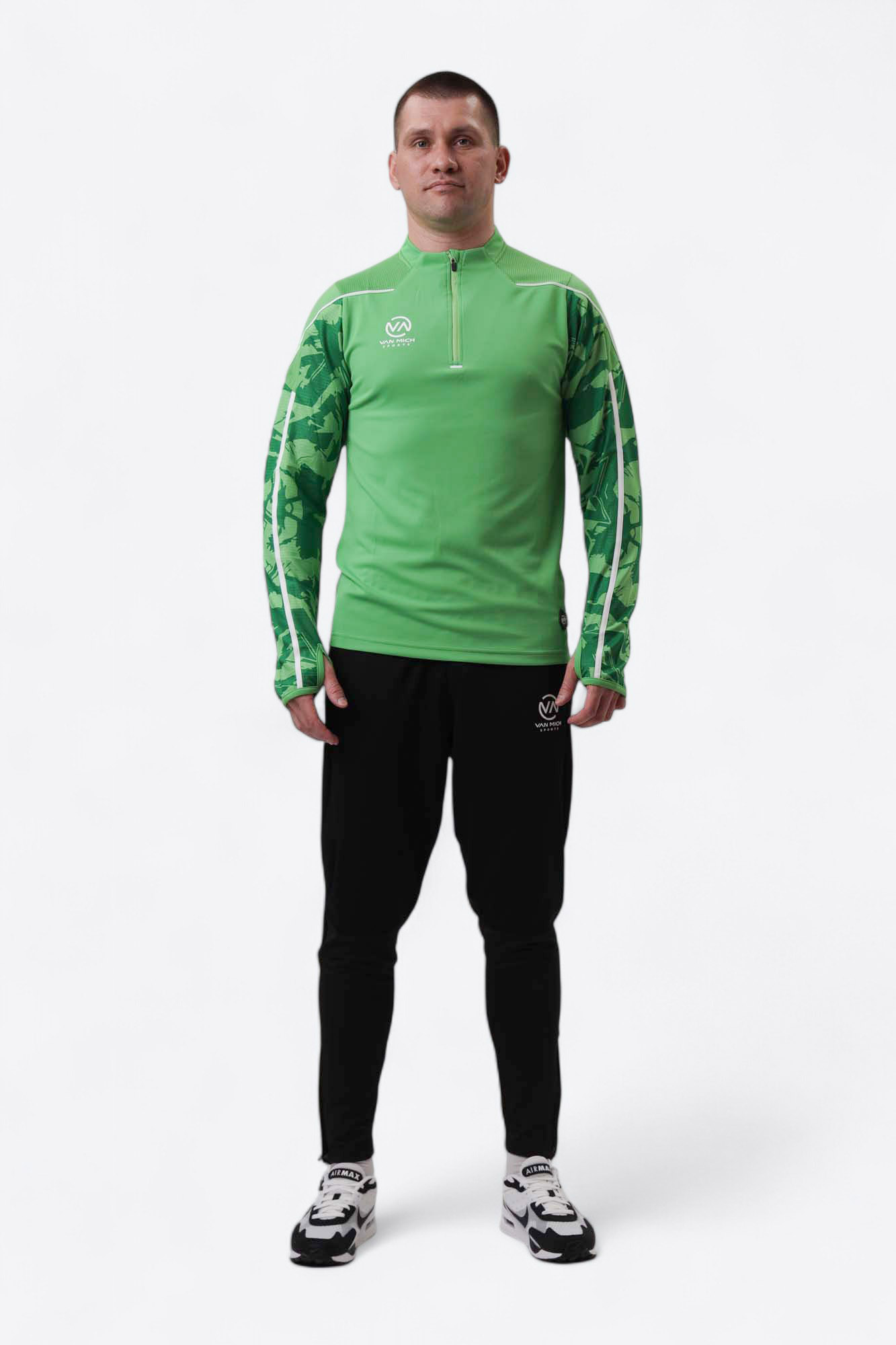 IND3702 Джемпер тренировочный Van Mich Sports Зеленый