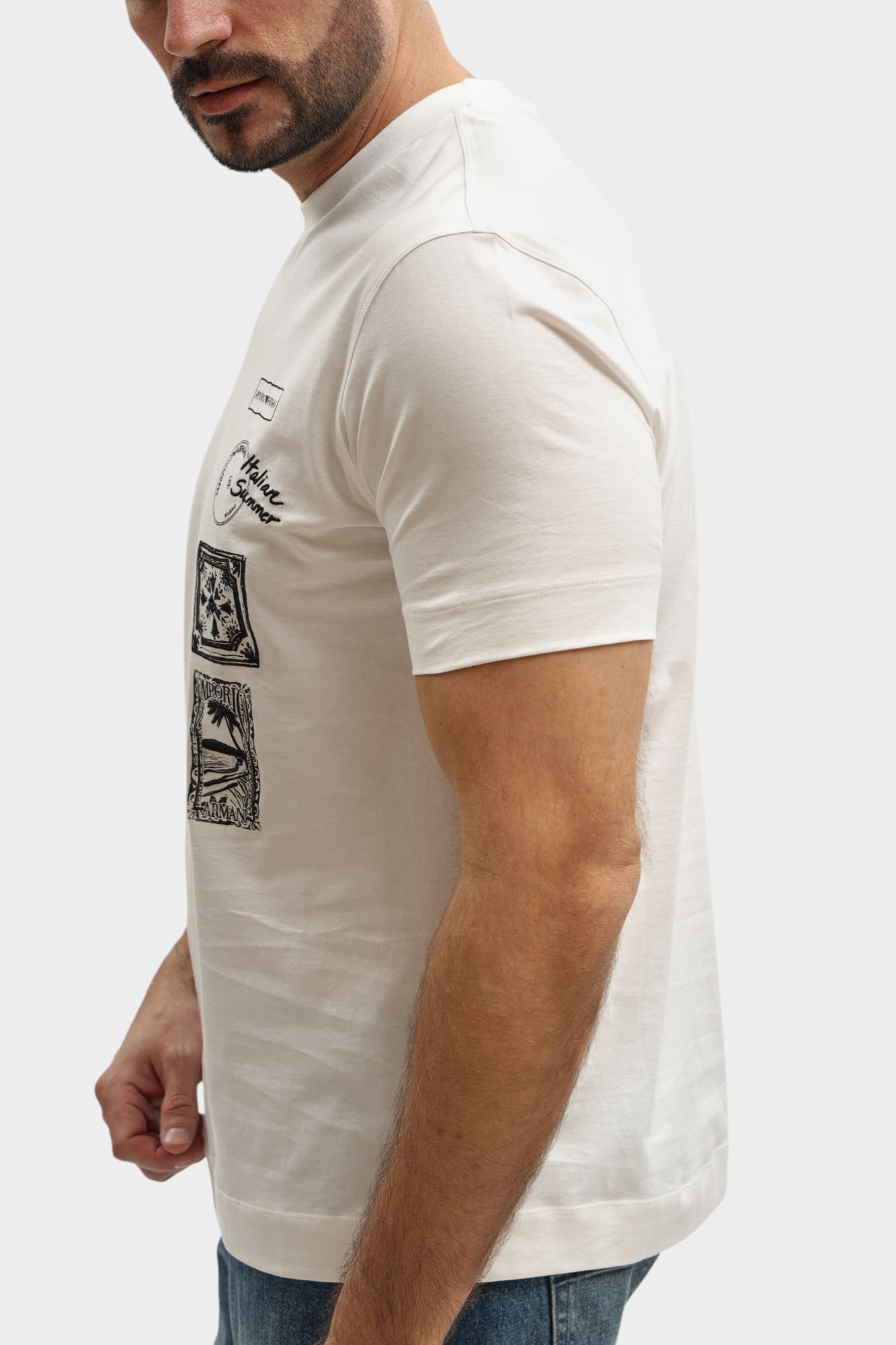 EM004994_AF24470 Футболка Emporio Armani Белый