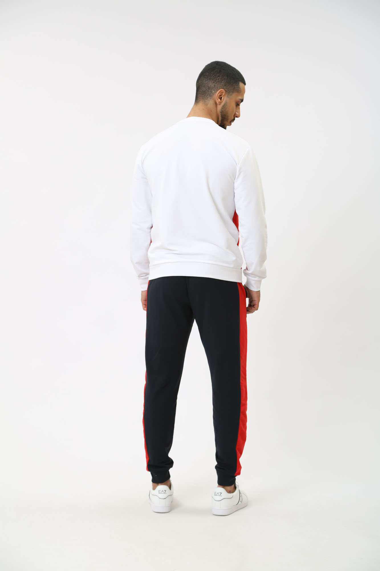 3DPM14_PJLIZ_1100 Свитшот EA7 Белый