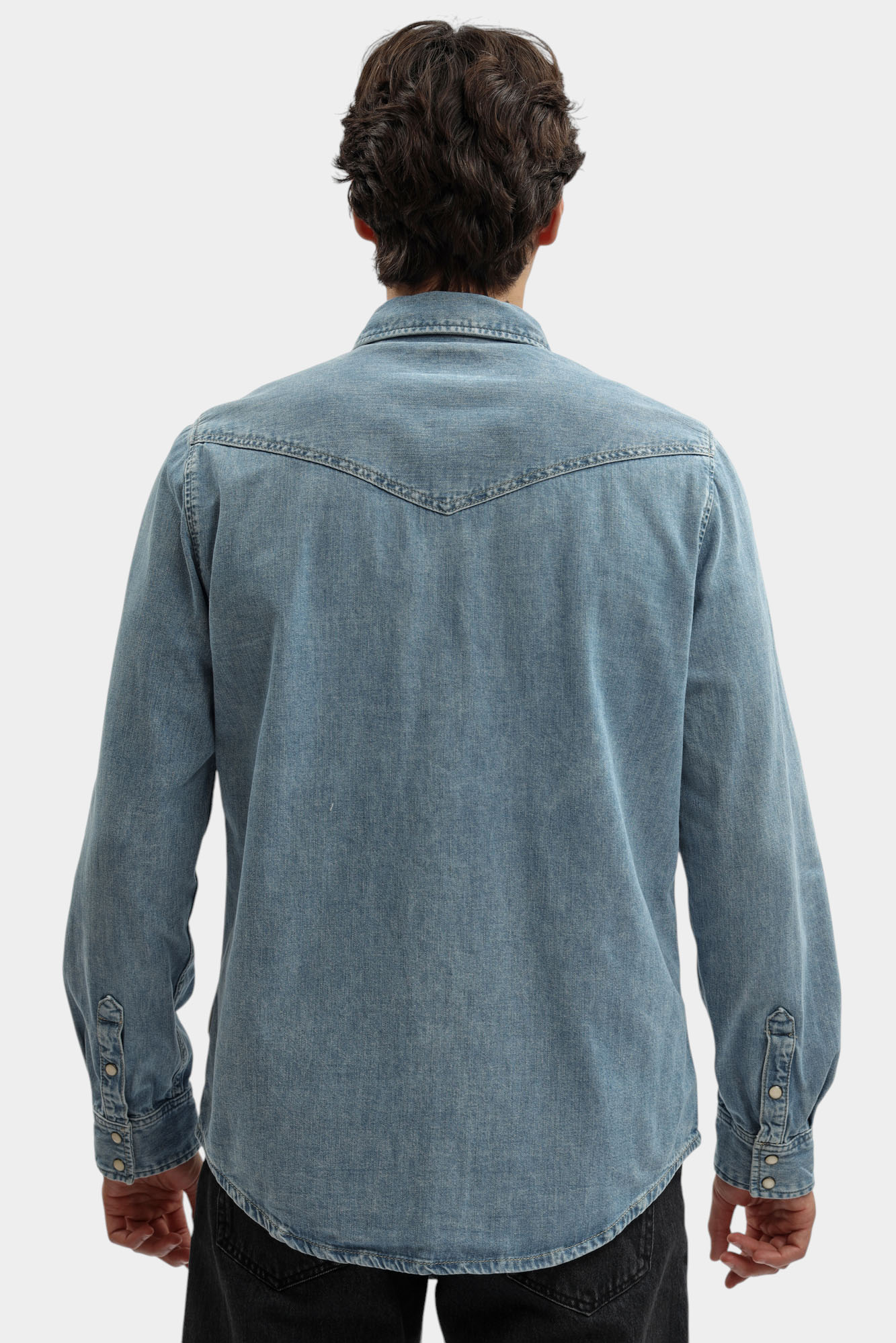 PM30909153V2 Рубашка джинсовая Pepe Jeans Синий