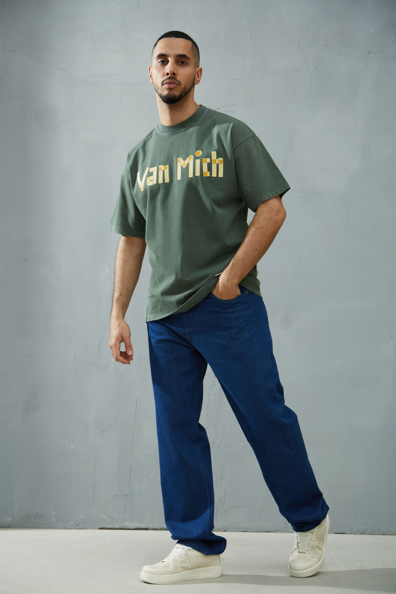 VM-ERK-22-067 Футболка Van Mich Зеленый