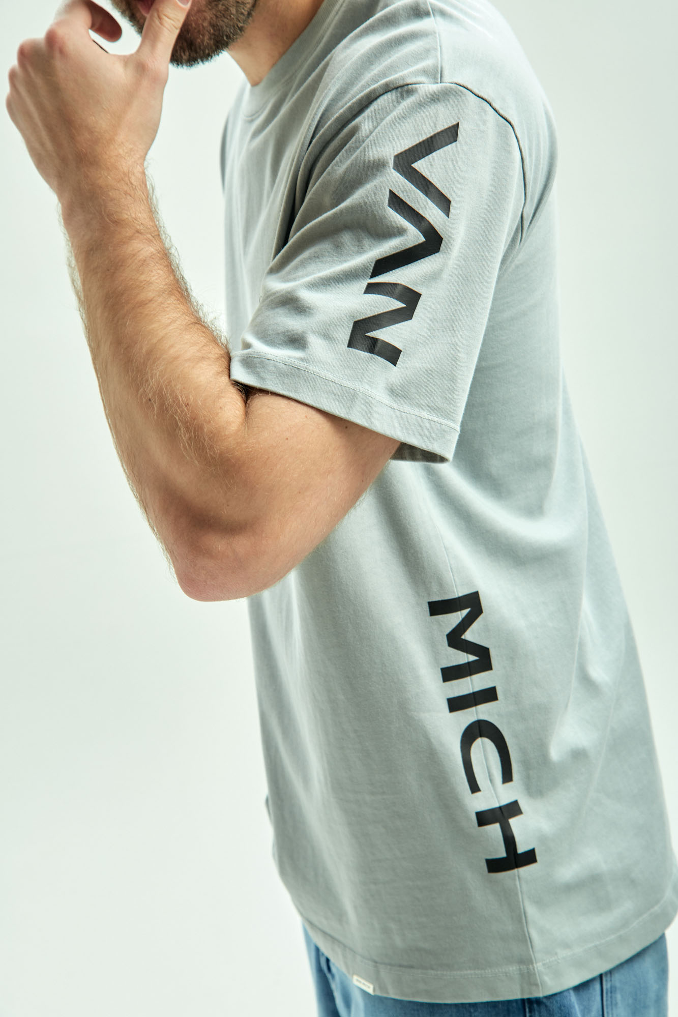 VM-ERK-22-058 Футболка Van Mich Голубой