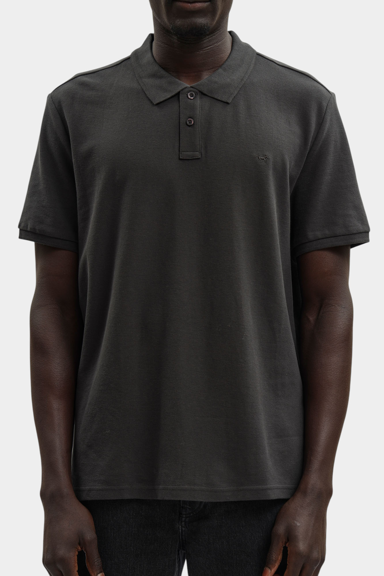 1017408 Поло Mustang Черный