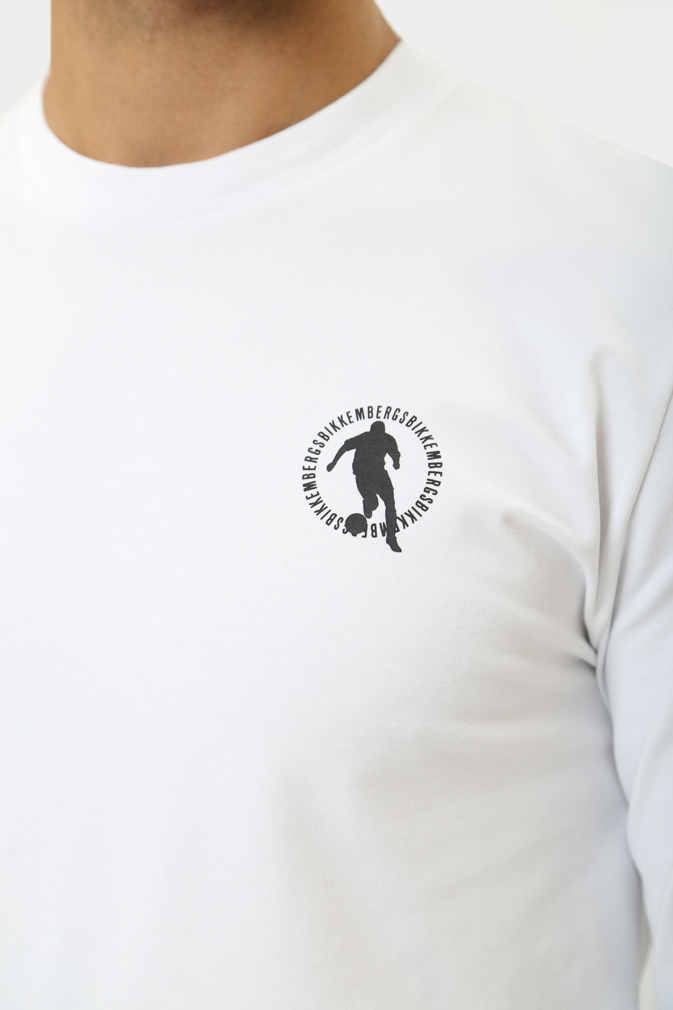 PBMT0246 Лонгслив Bikkembergs Белый