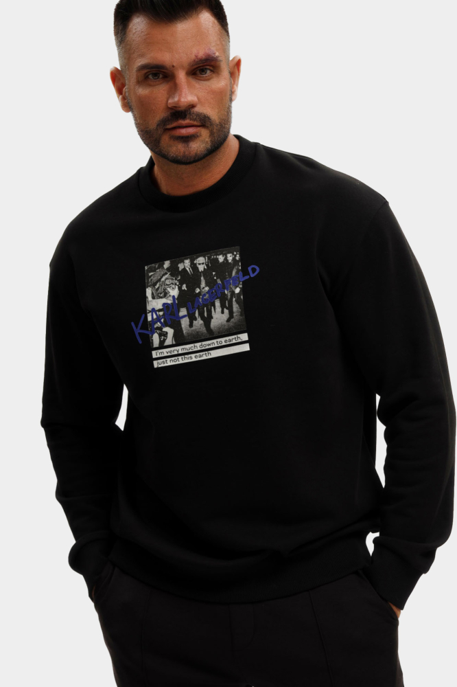 Бомбер Karl Lagerfeld Полиэстер Синий